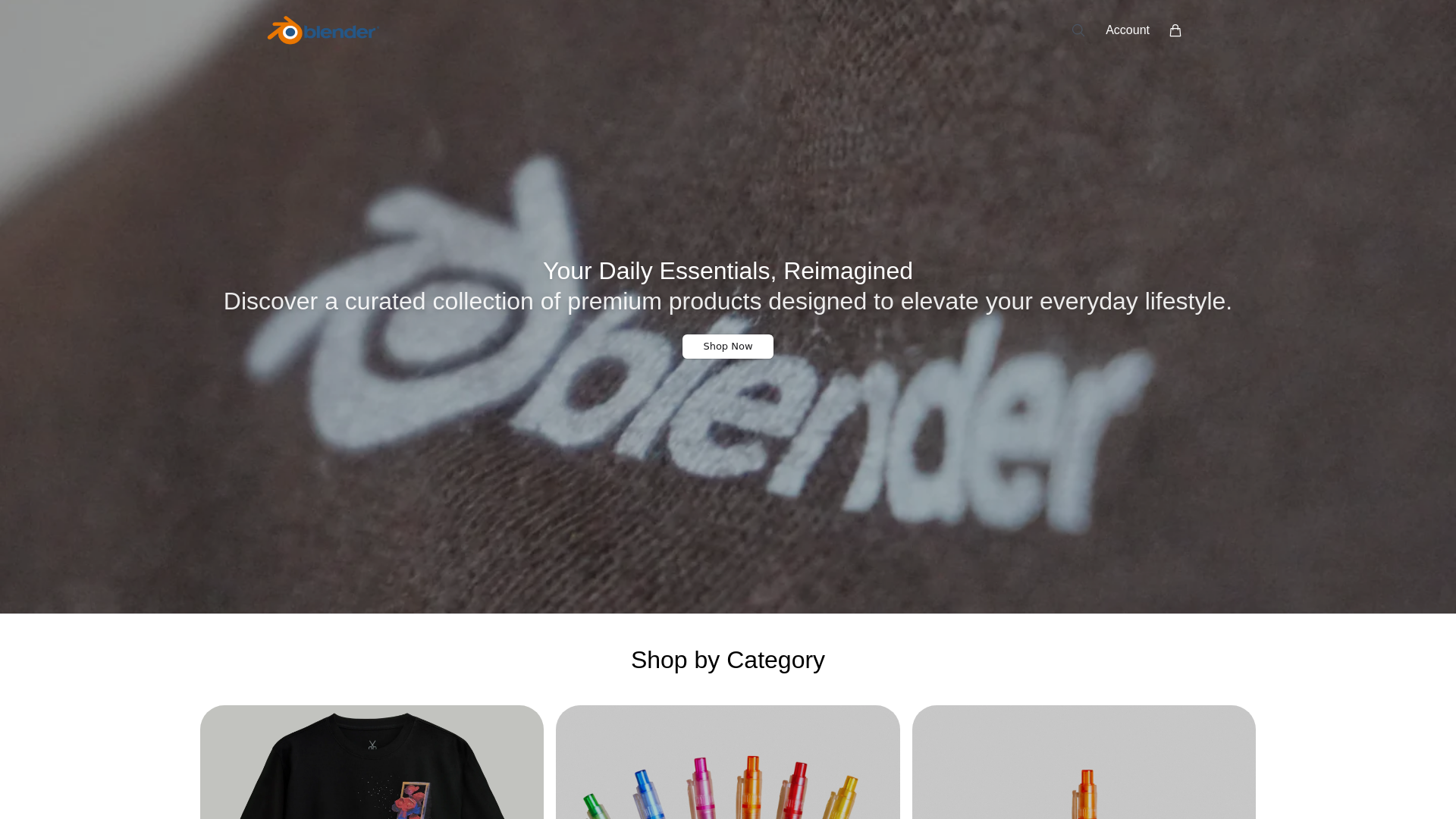 Снимок экрана blendershop.shop