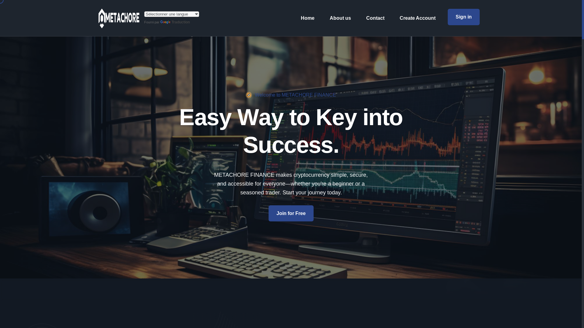 Screenshot of metachore.net