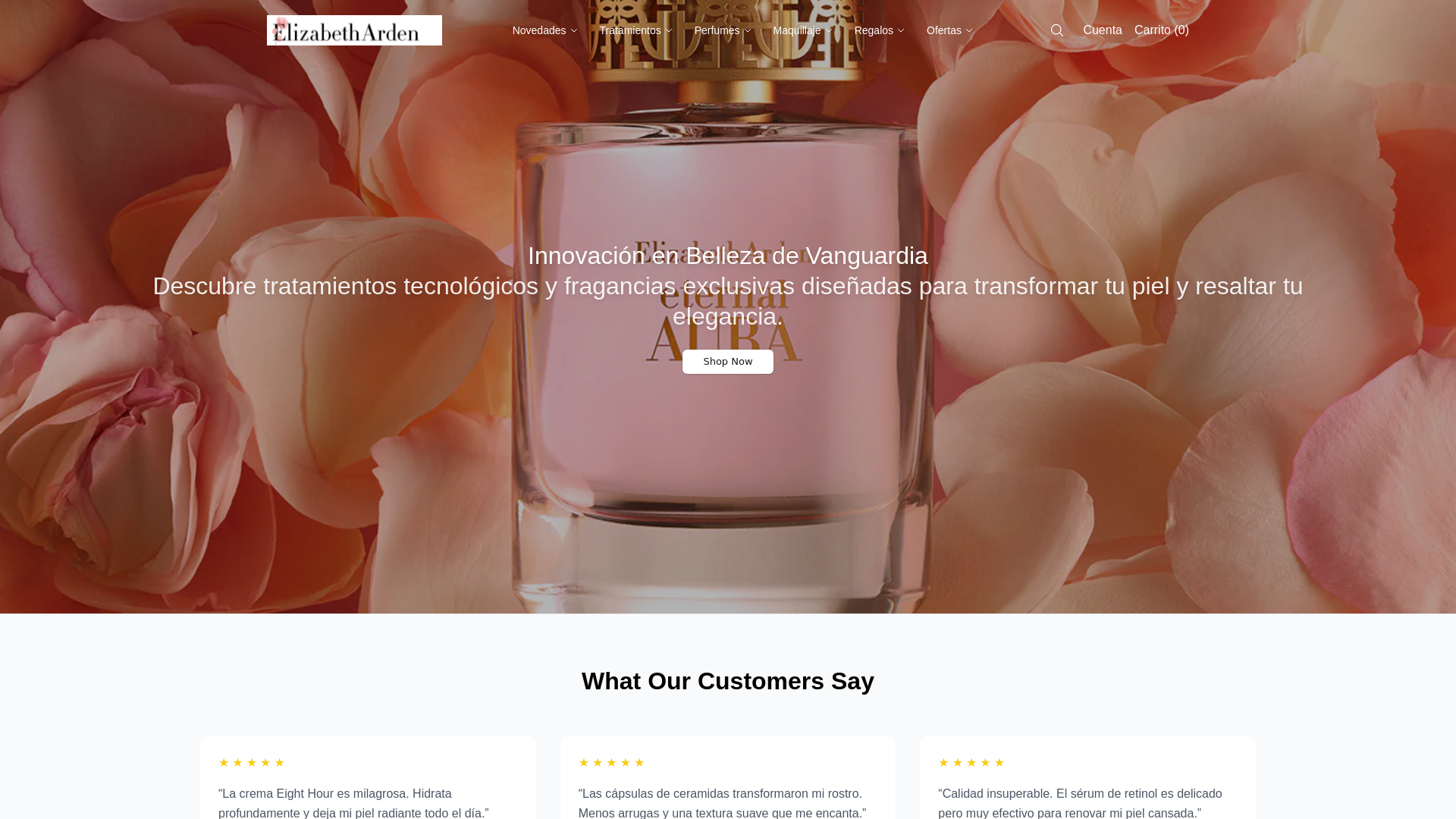 Screenshot of bethglow.shop