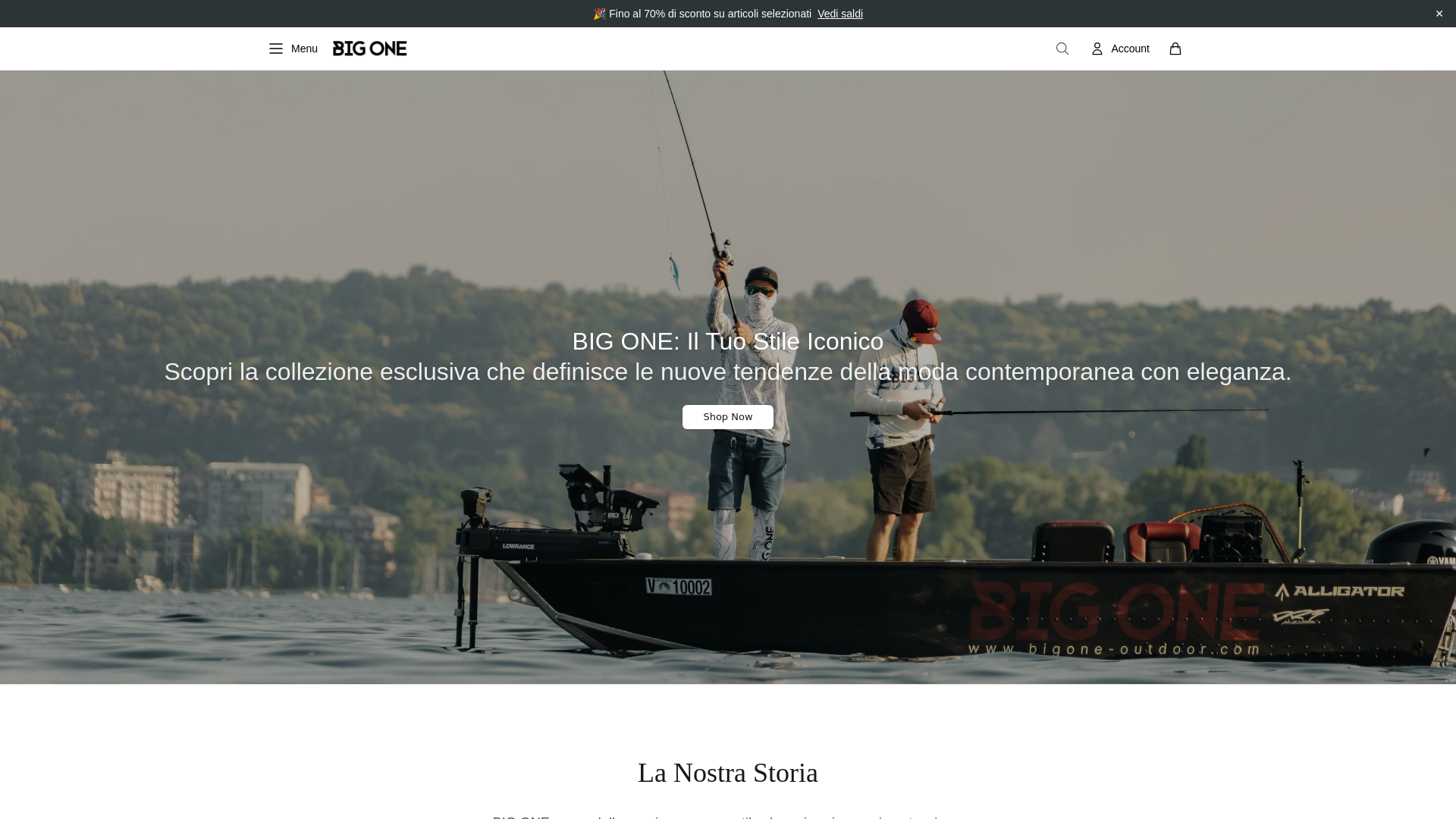 Screenshot di bigoneoutdoorshop.shop
