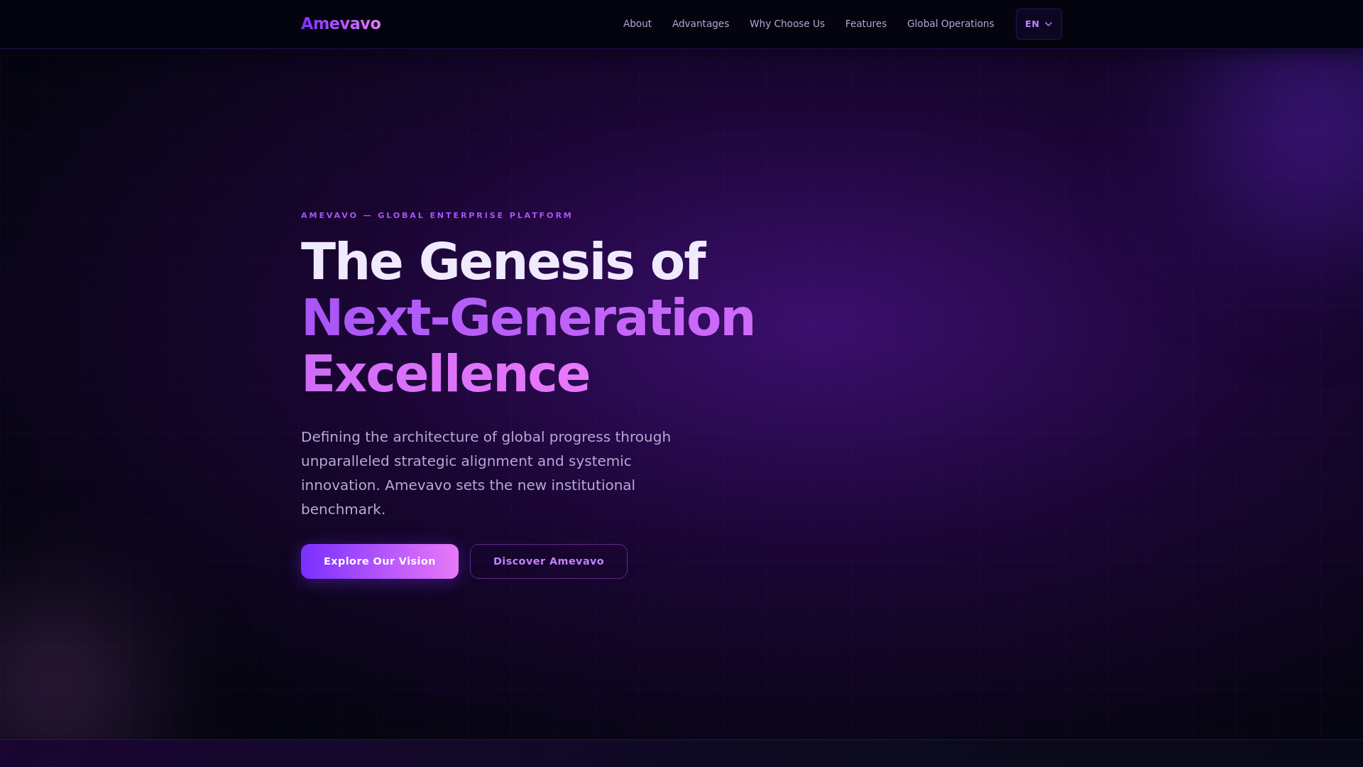 Screenshot of amevavo.net