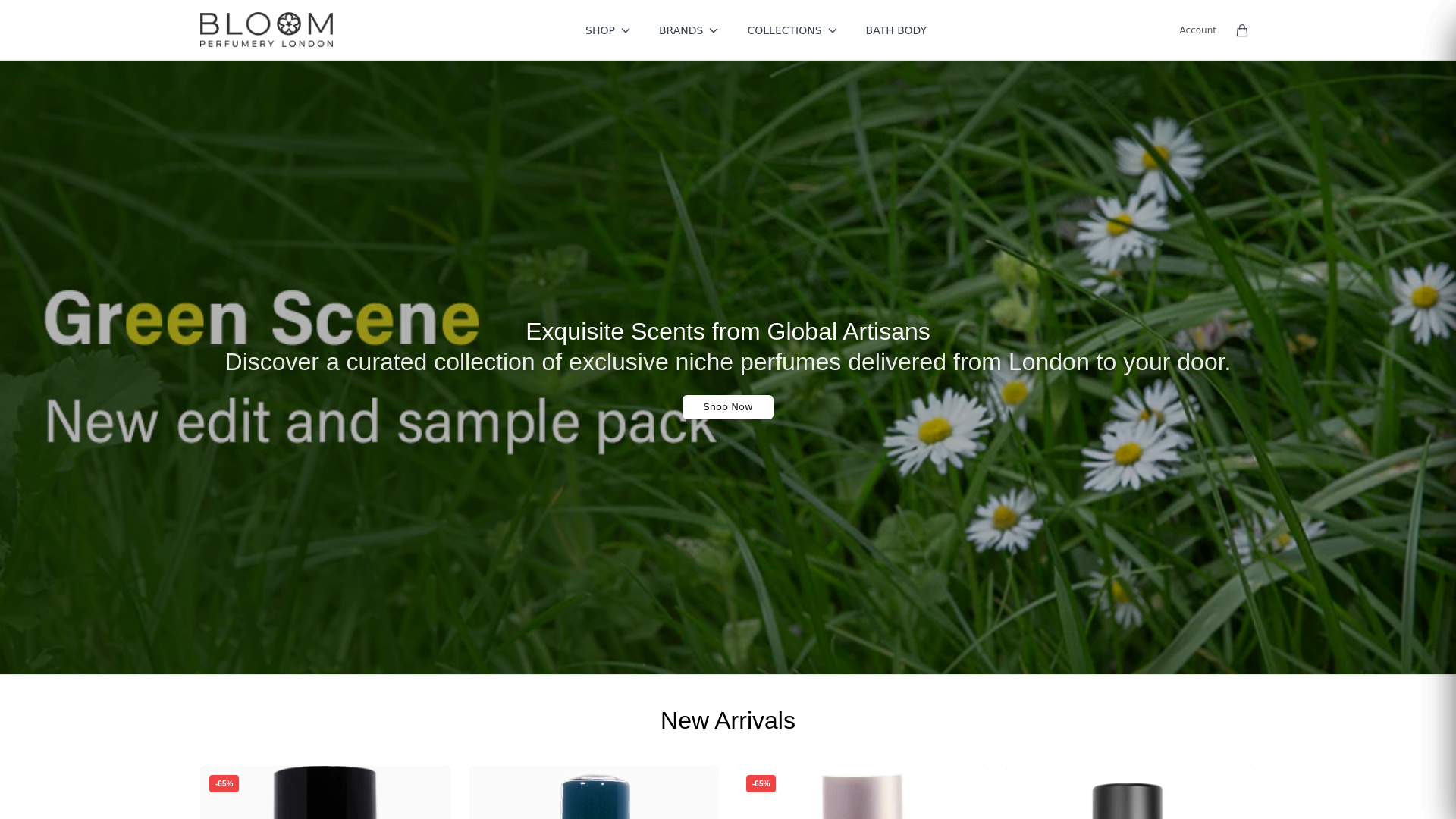 Screenshot of bloomperfumehq.shop