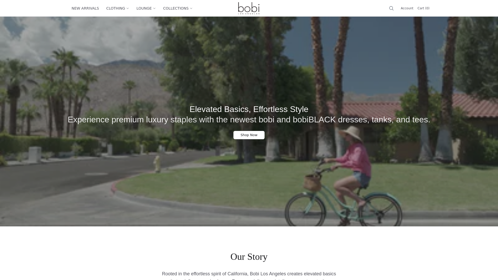 Screenshot of bobilosangelescollection.shop