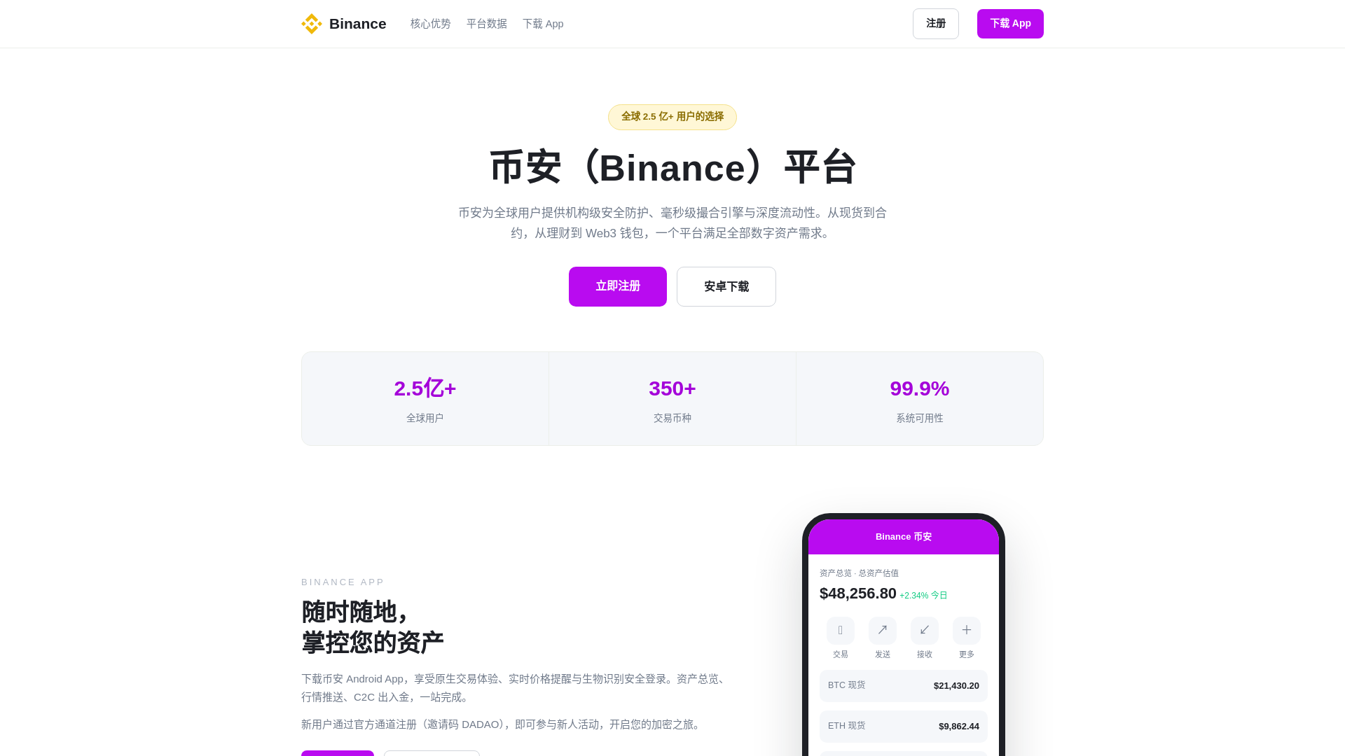 Screenshot of try-binance.com.cn