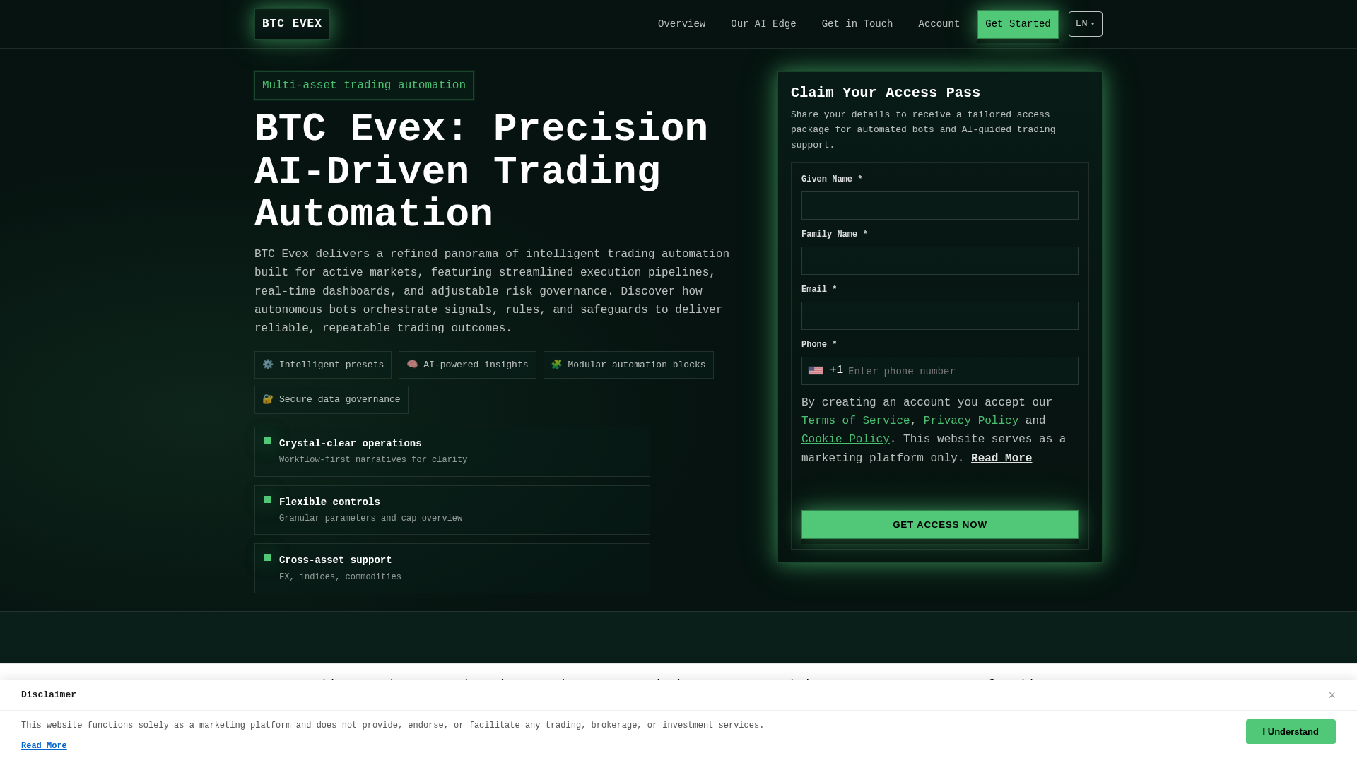 لقطة شاشة لـ btcevexsystem.com