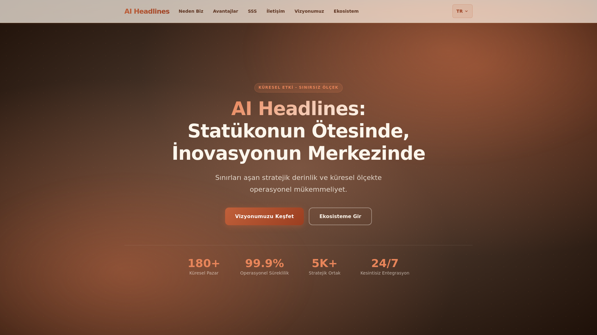 Screenshot of aiheadlinestrade.com