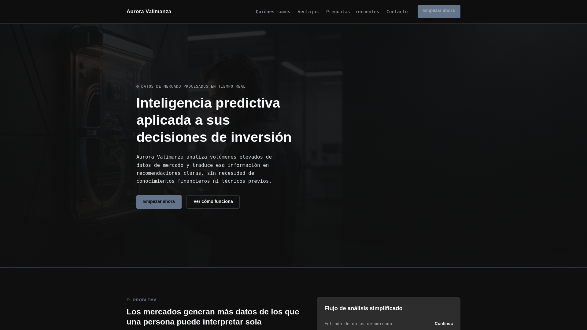 Screenshot of auroravalimanza.net