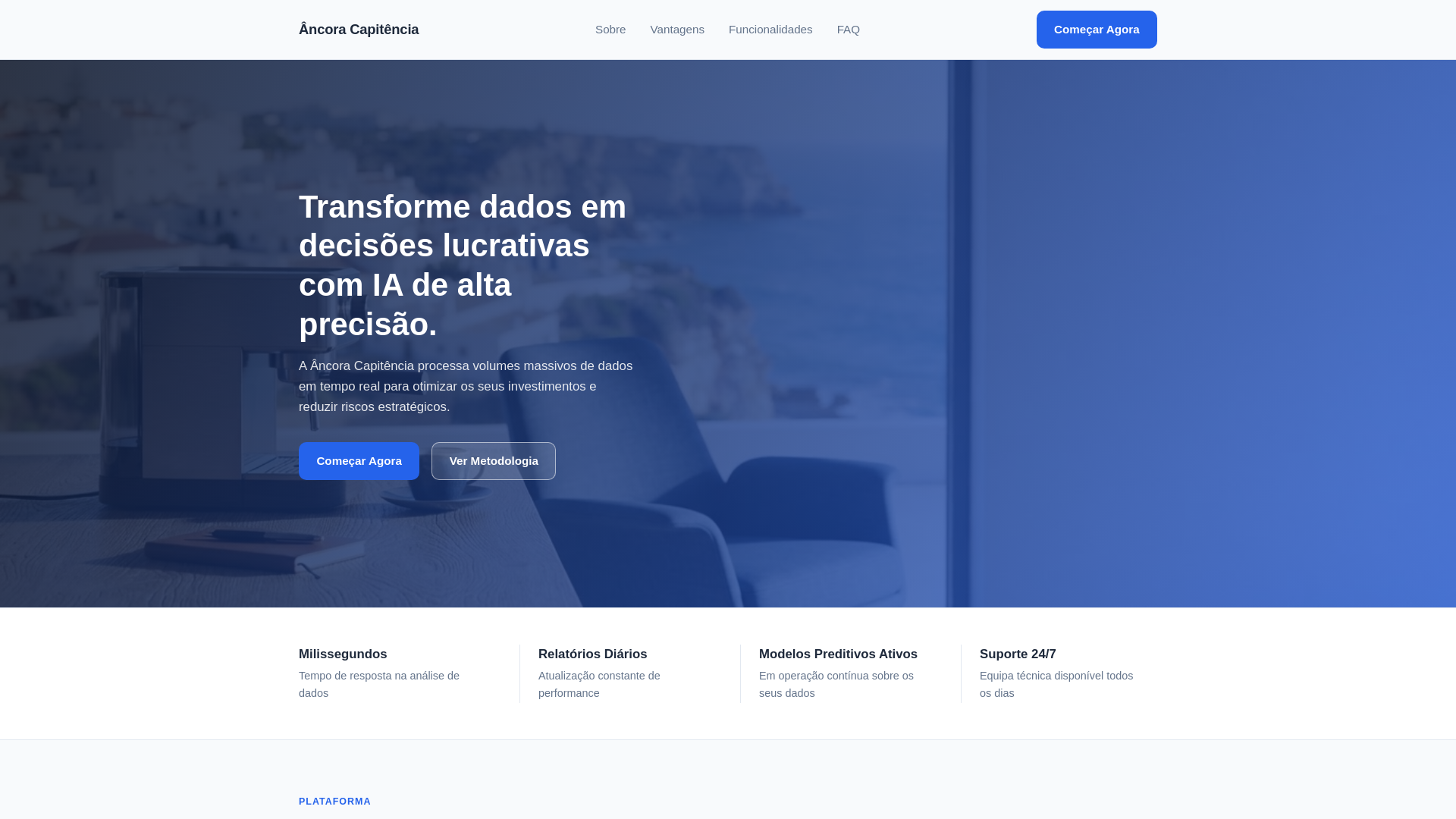 Screenshot of ancoracapitencia.com