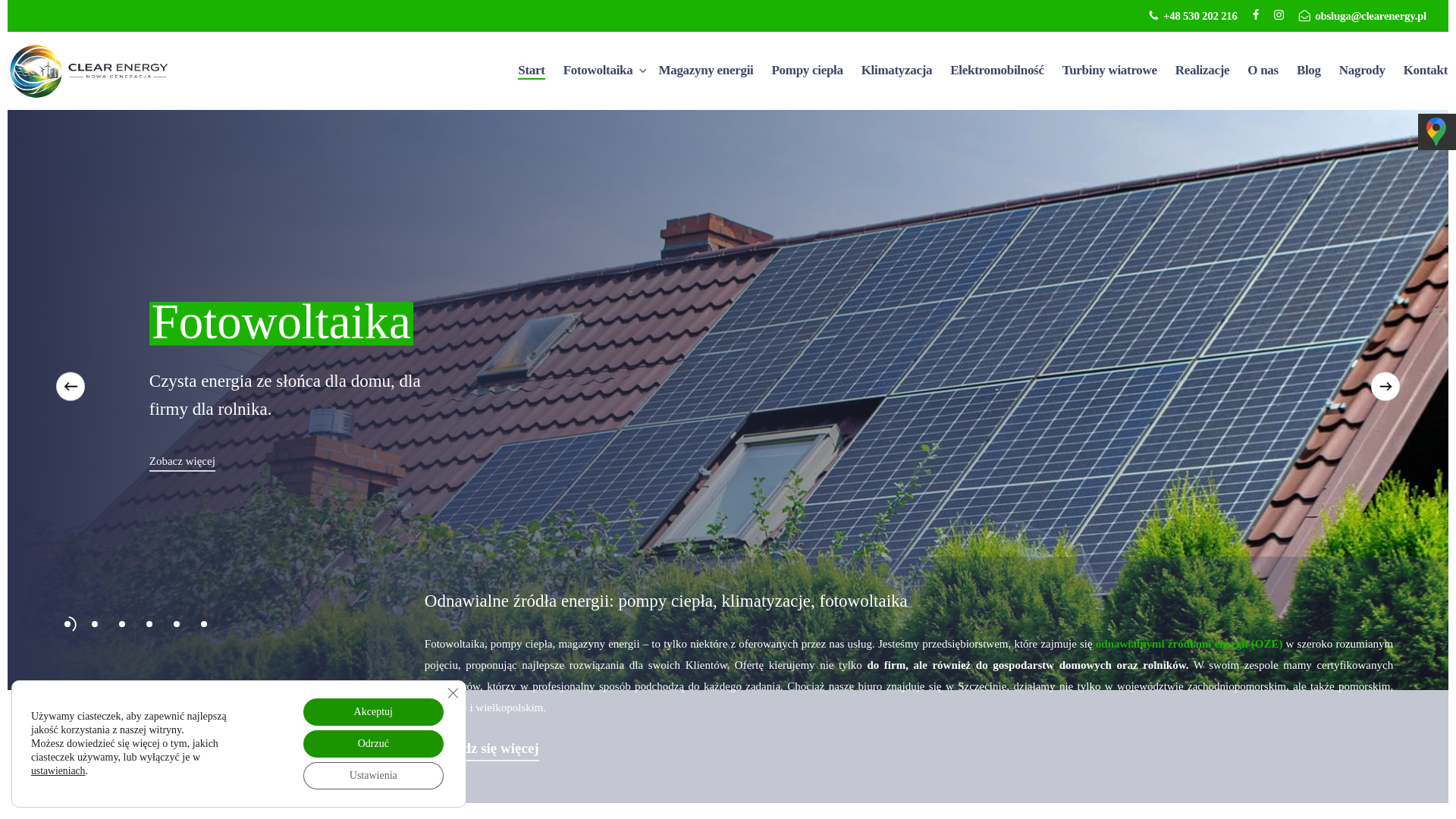 Screenshot of clearenergy.pl