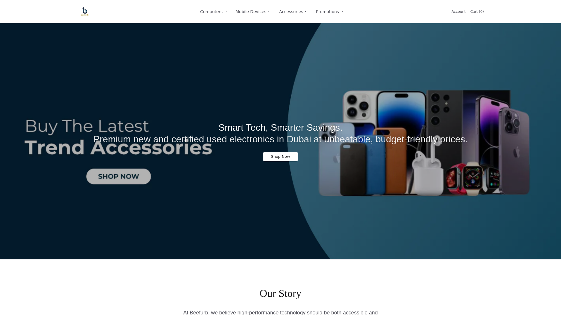 Screenshot di beefurb.shop