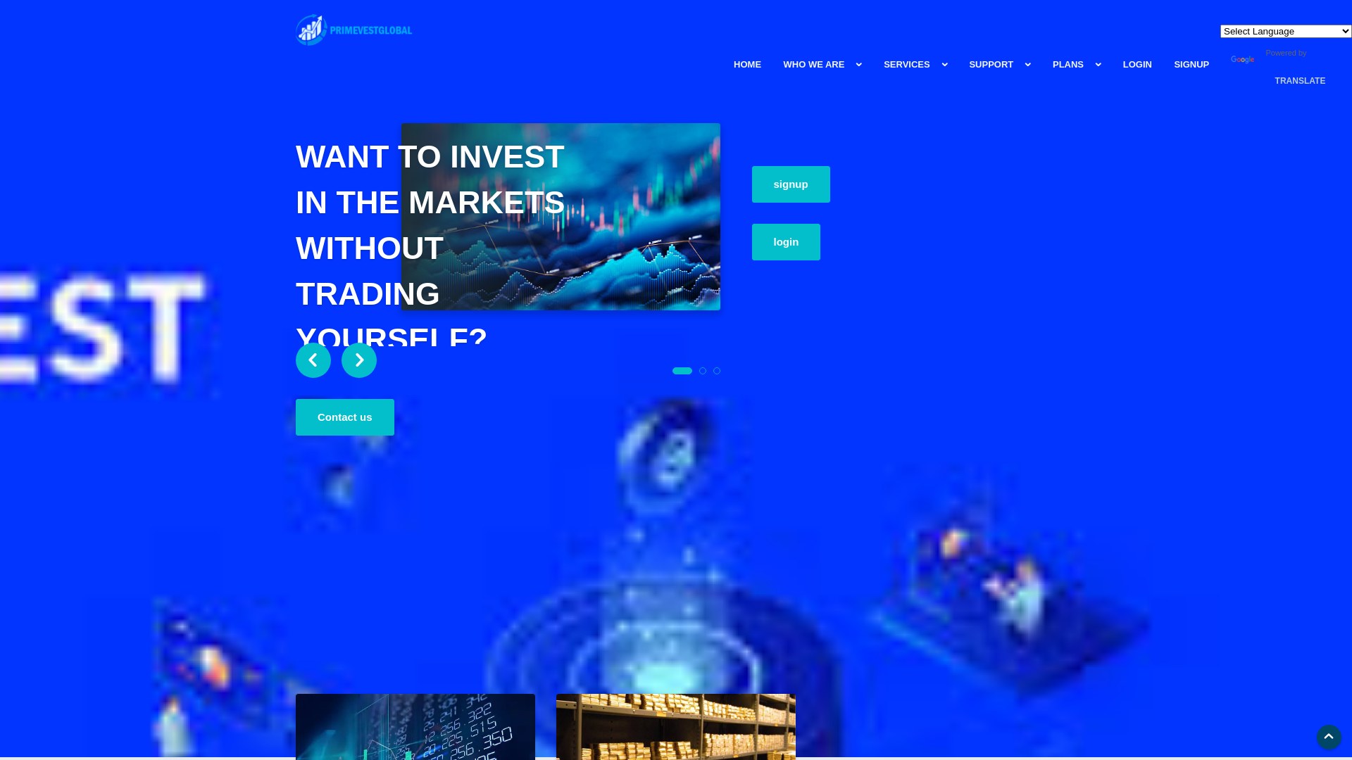 Screenshot of primevestglobal.sflb.org