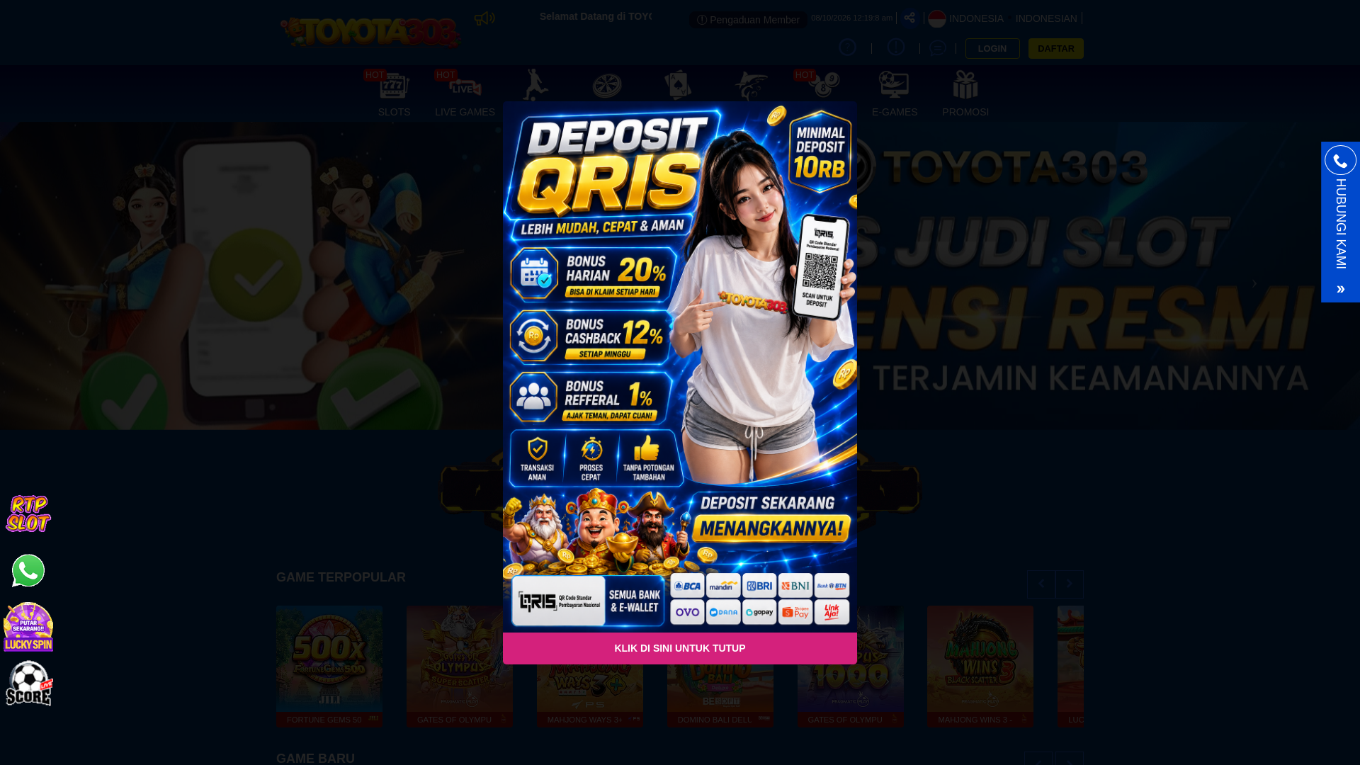 Screenshot of gas.toyota-hilux.cyou