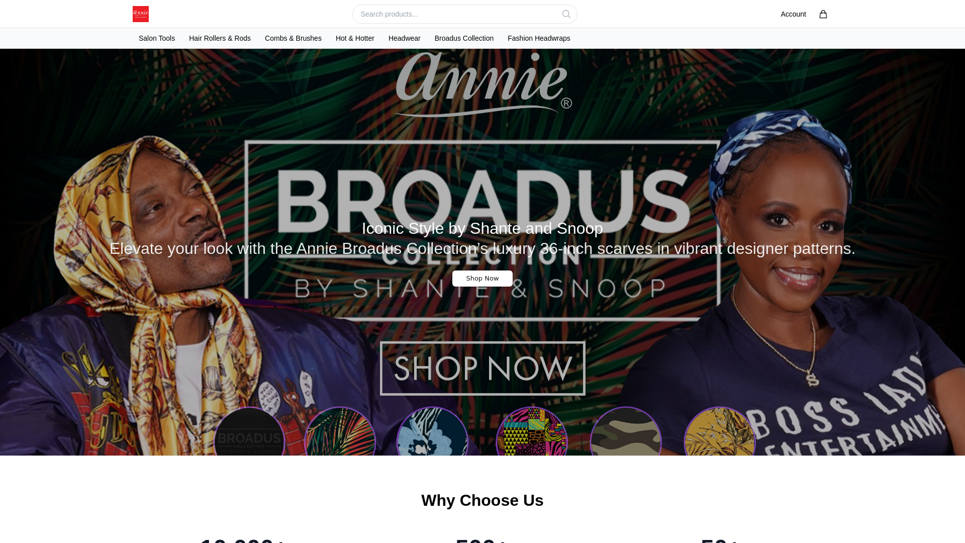 Screenshot of annieinternationalhq.shop