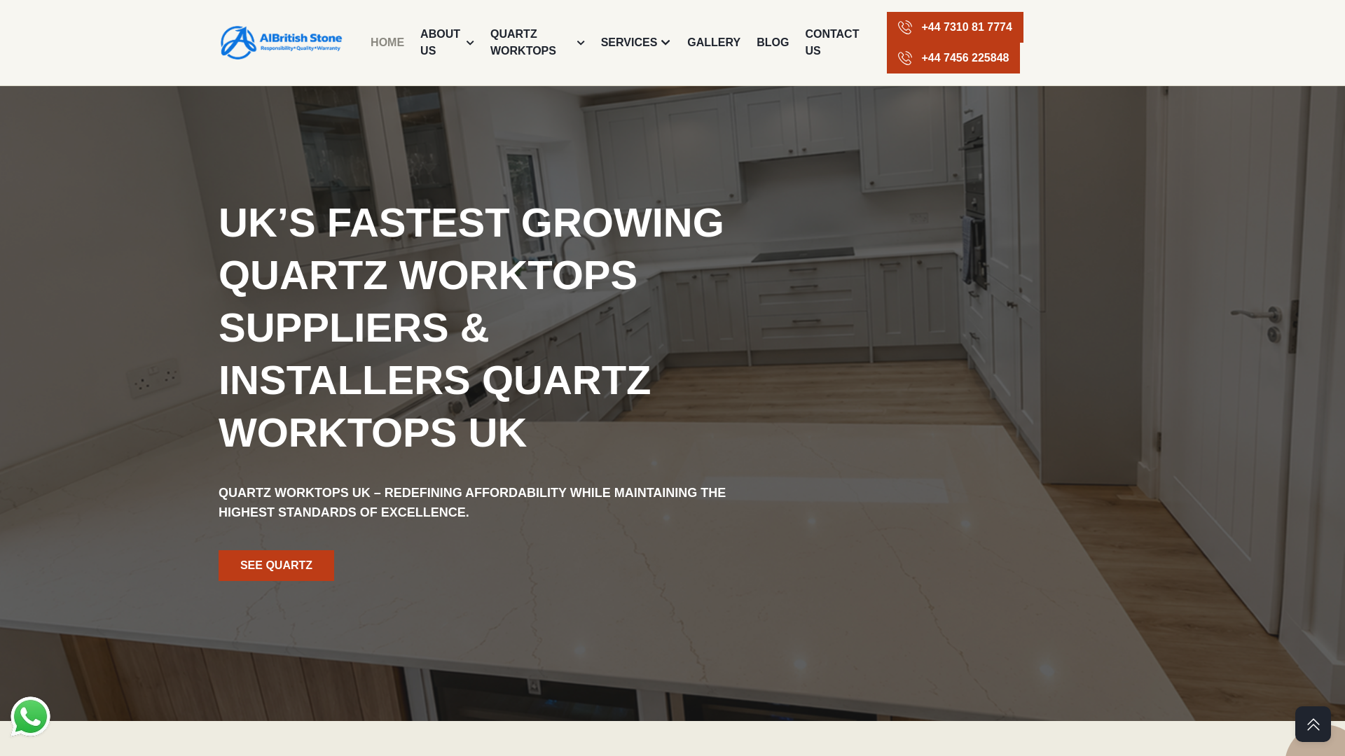 Screenshot of albritishstone.co.uk