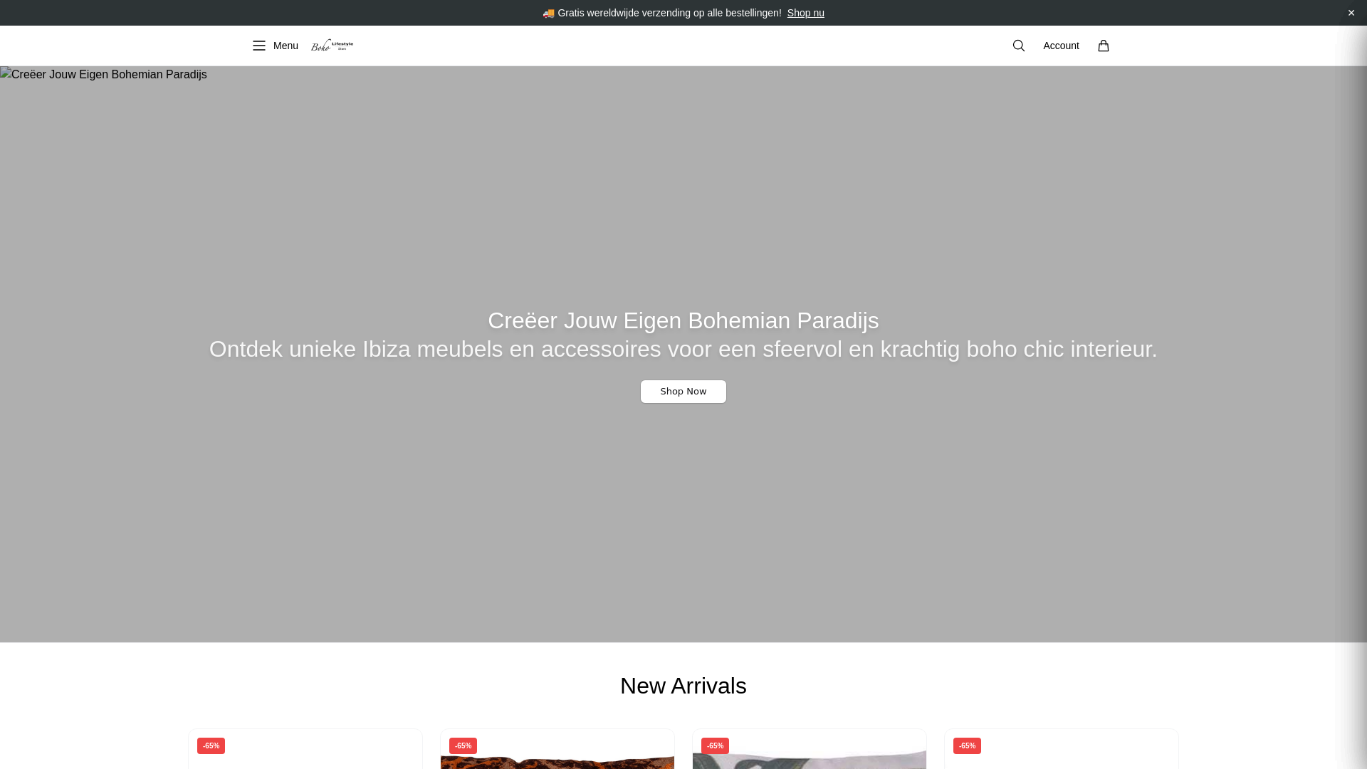 Screenshot of bohemly.shop