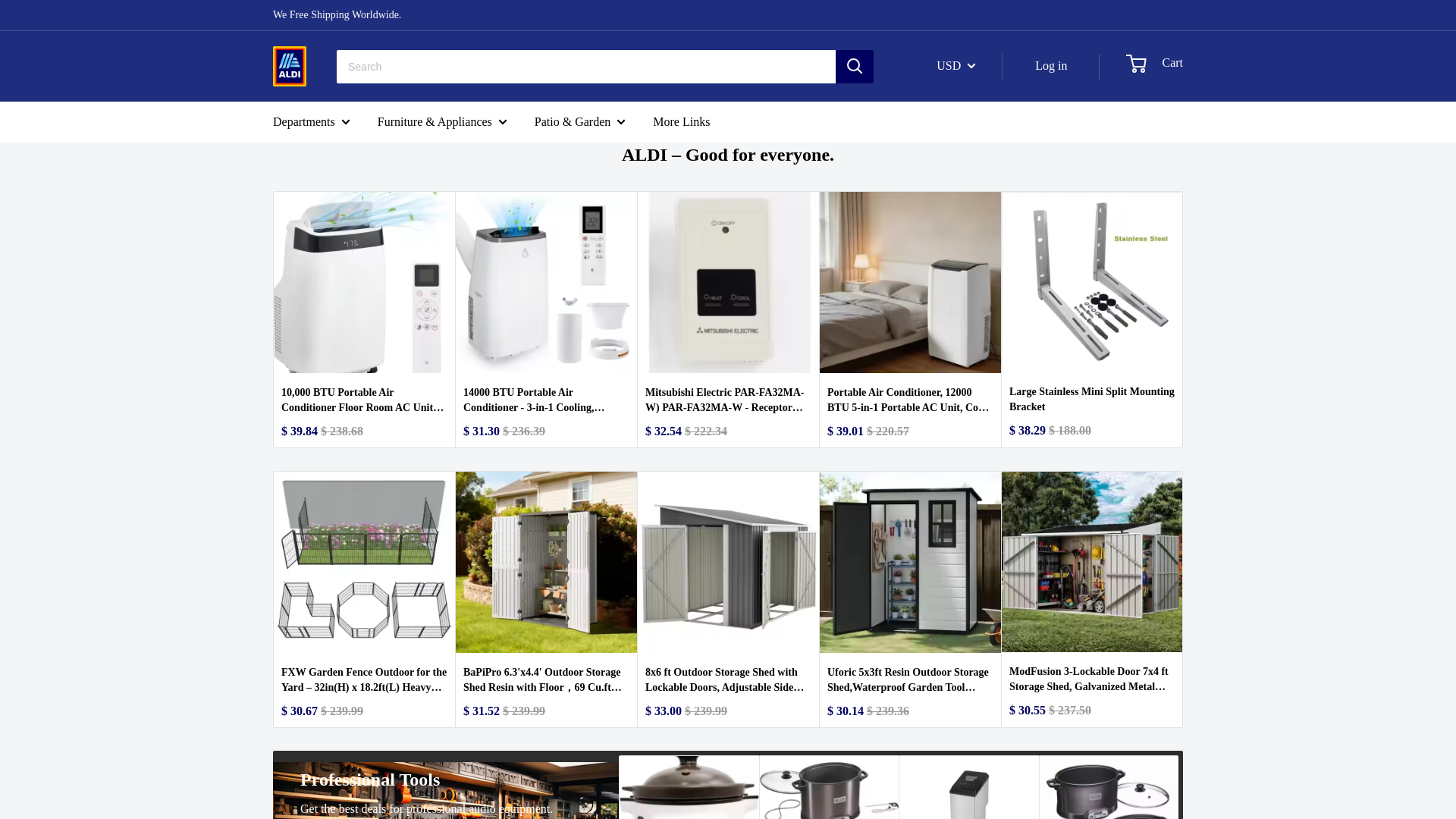 Screenshot of aldideal.qjnpfdxc.shop