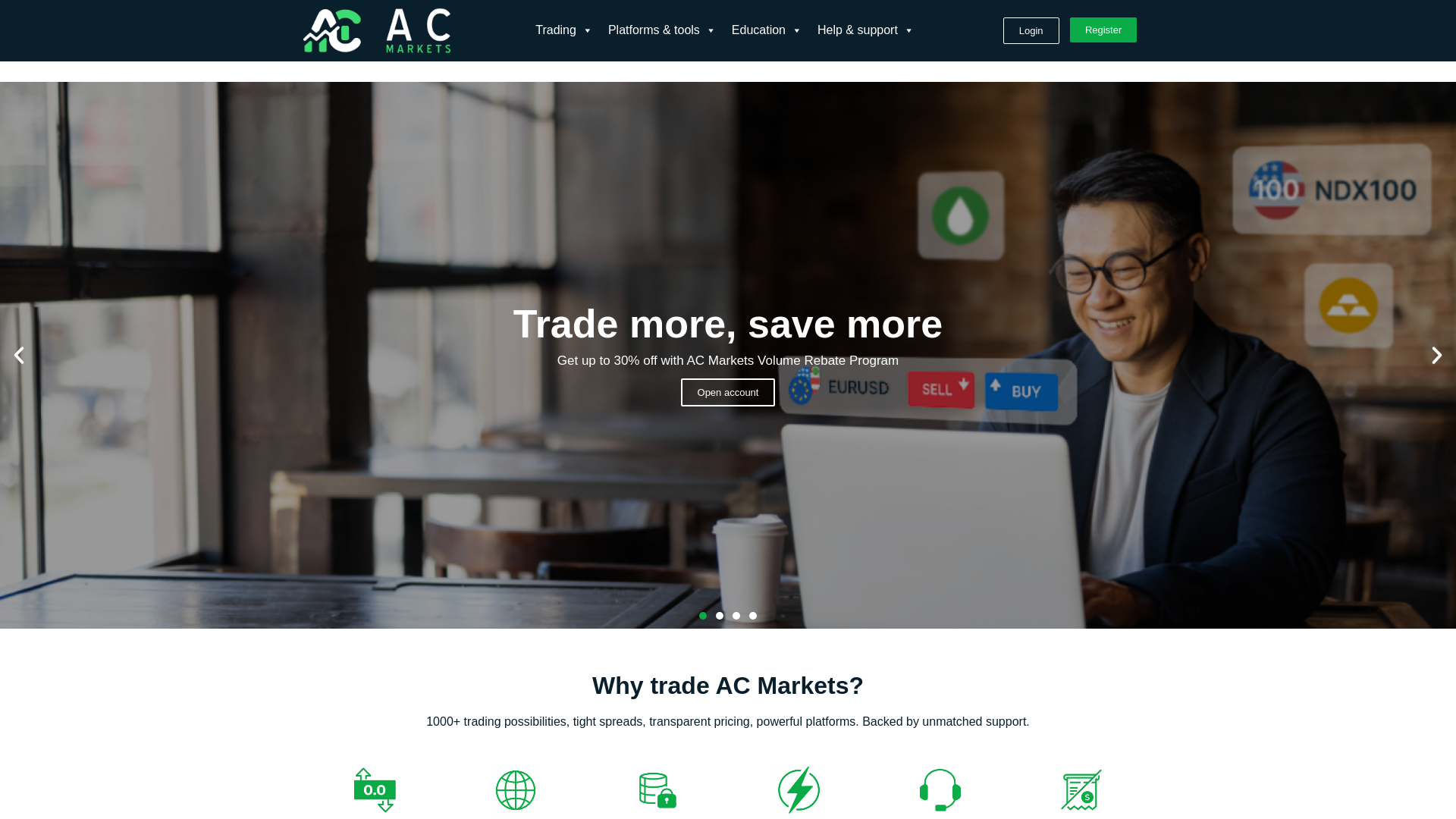 Screenshot of acm.markets