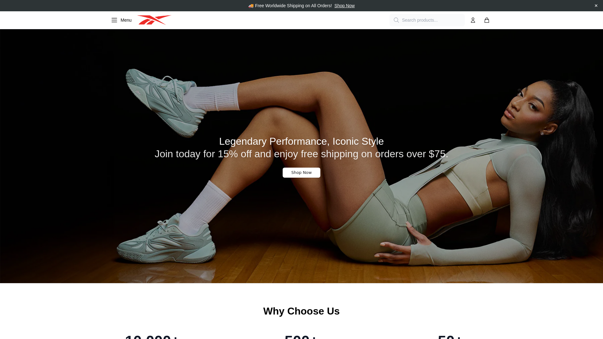 Screenshot of bokstride.shop