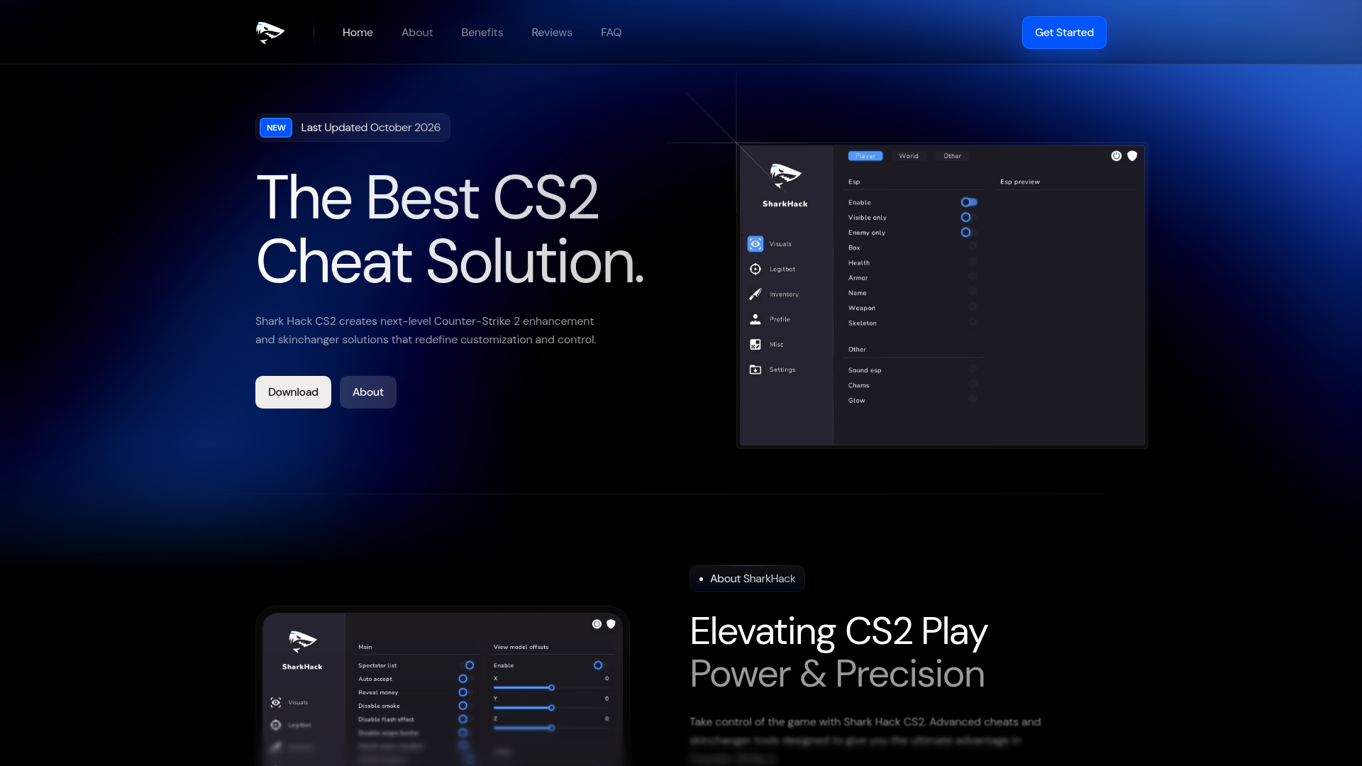 Screenshot of sharkhack.dev
