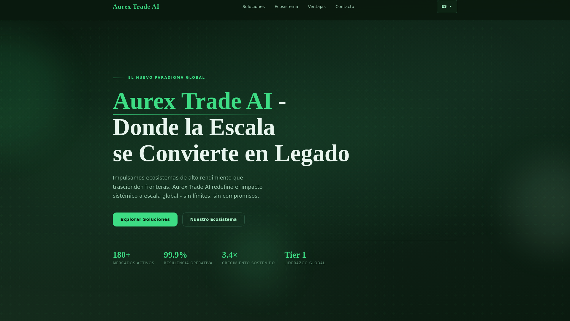 Screenshot of aurextradeai.net