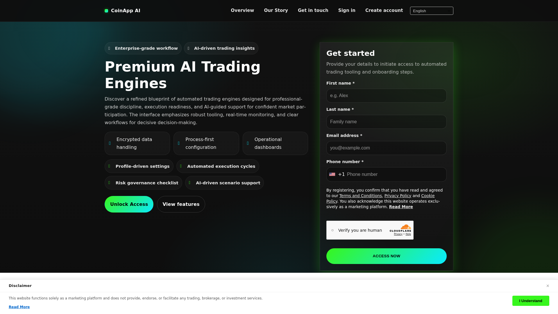 Screenshot di coinappai.solutions