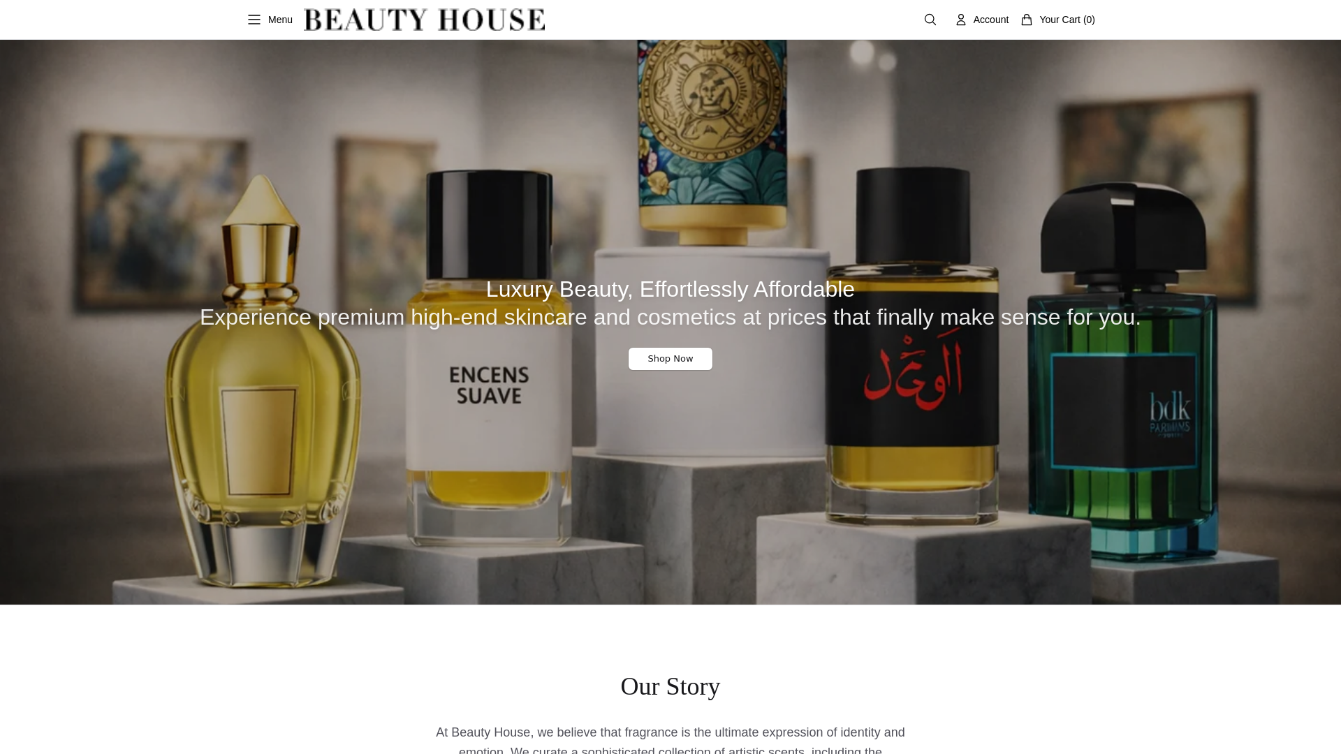 Screenshot of beautyhomestore.shop