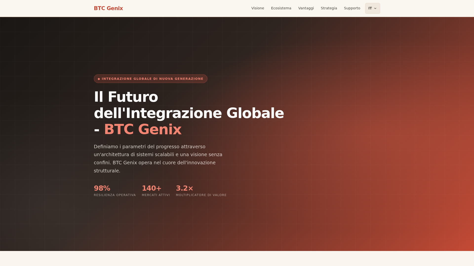 Screenshot di btcgenix.com