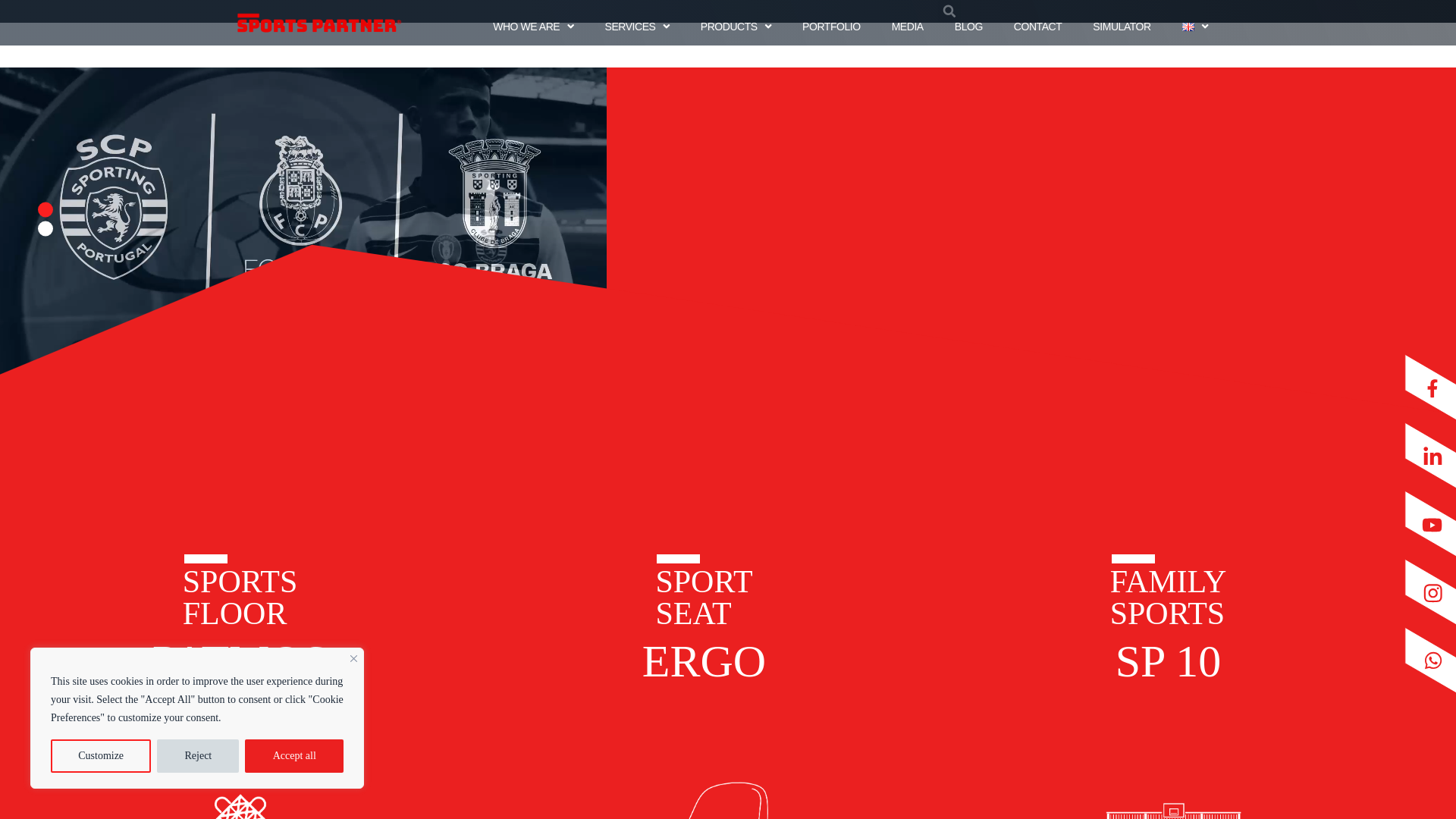 Screenshot of sportspartner.pt