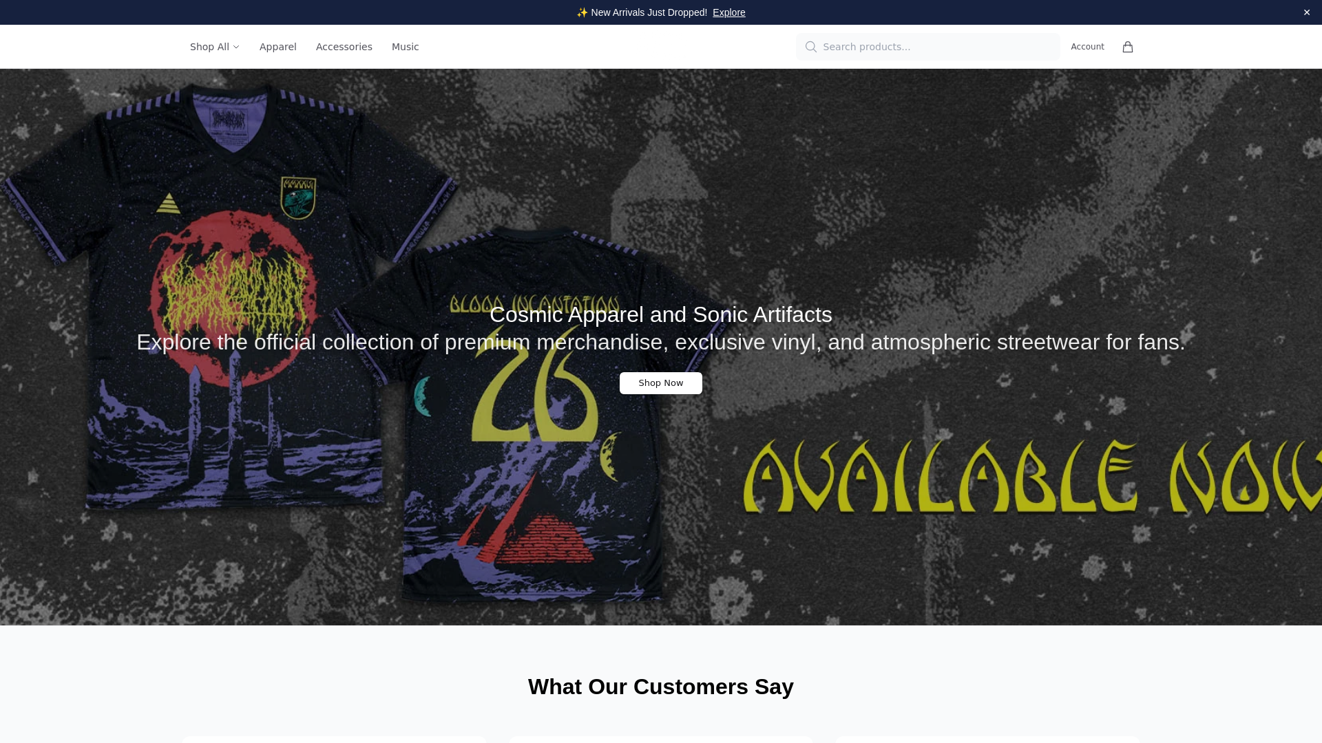 Снимок экрана bloodincantationlimited.shop