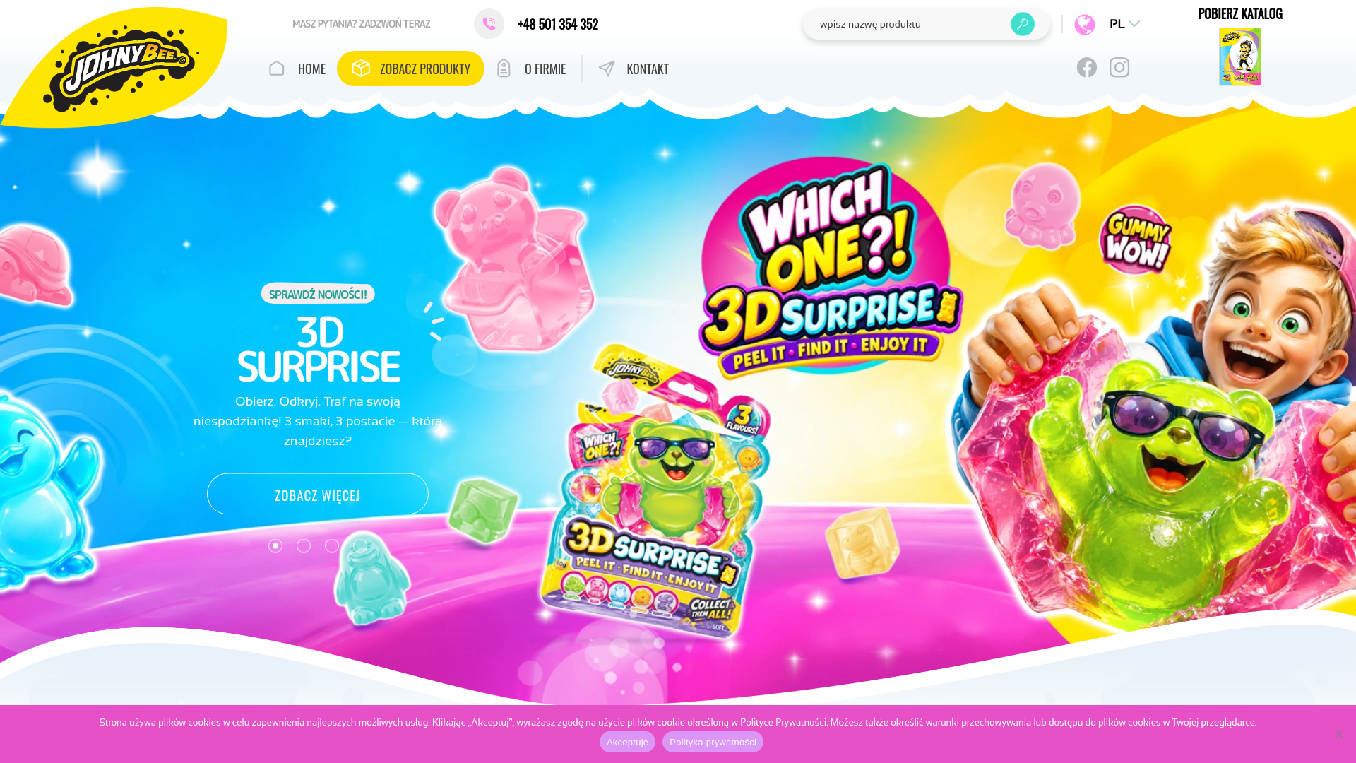 Screenshot of johnybee.pl