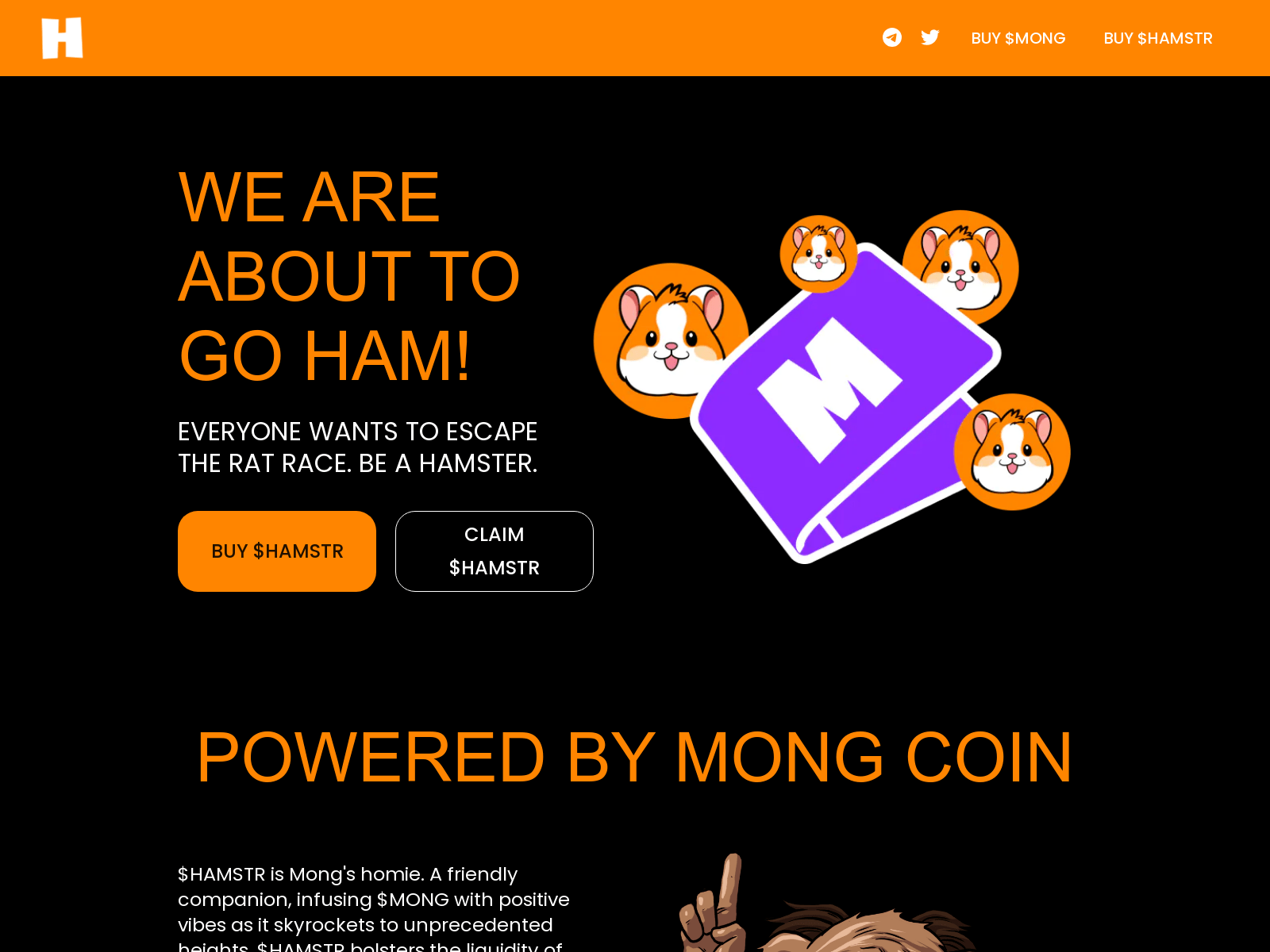 Screenshot of hamstr.art