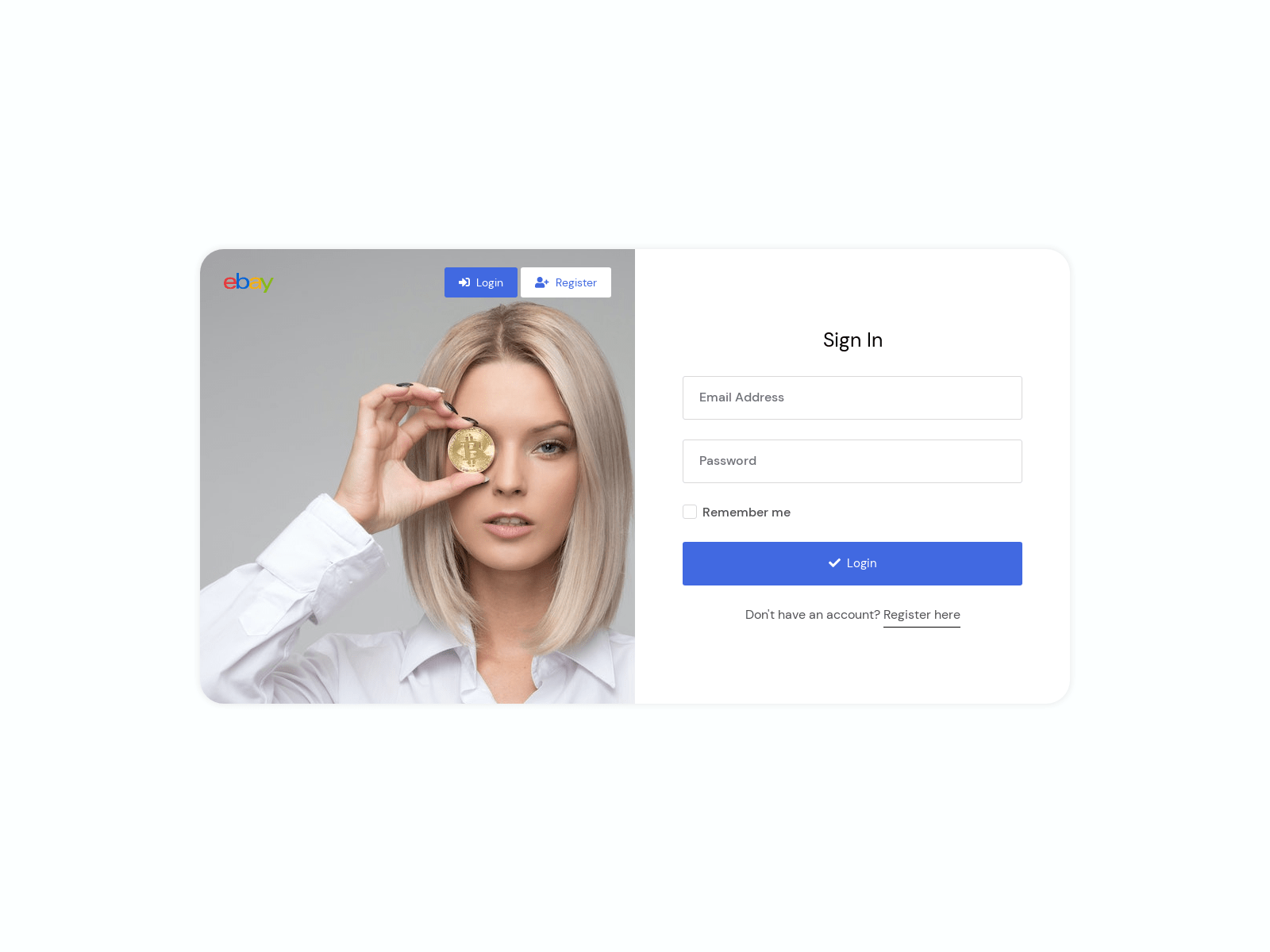 Screenshot of ebaytoken.io