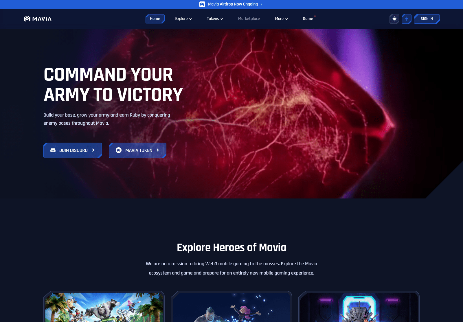 Screenshot of mavv.work