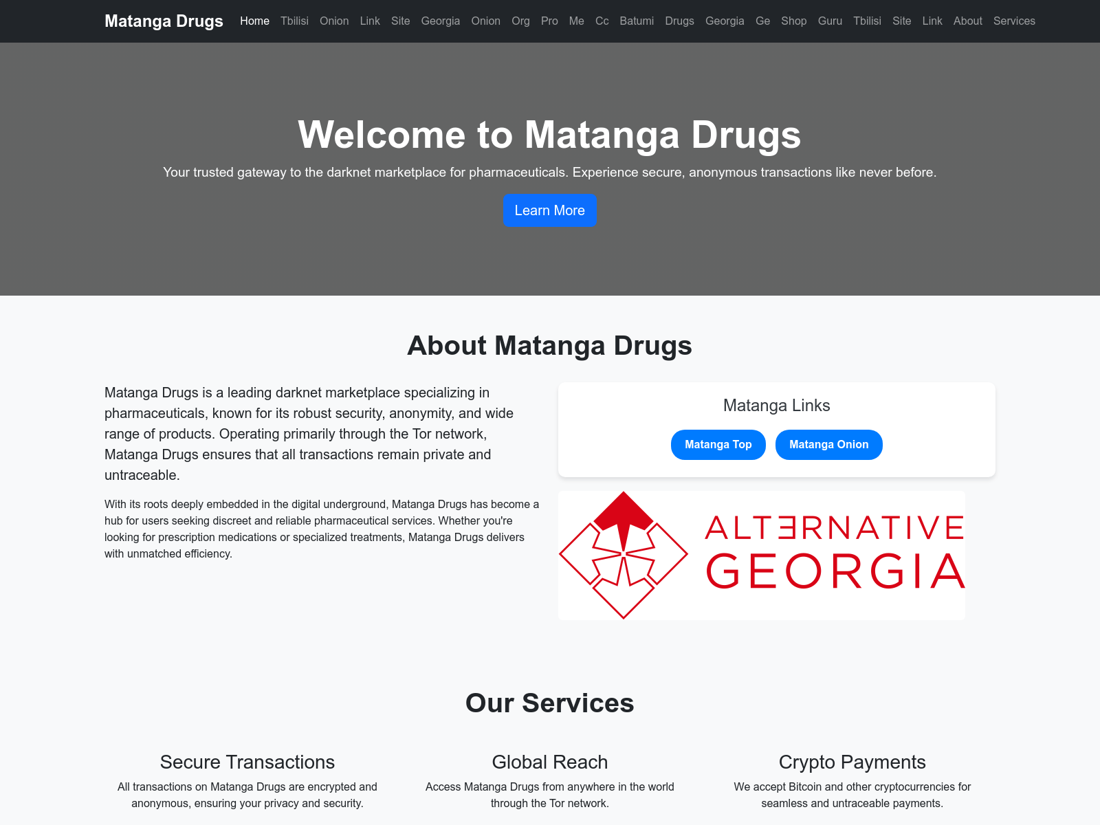 Screenshot of drugs.matanga.top