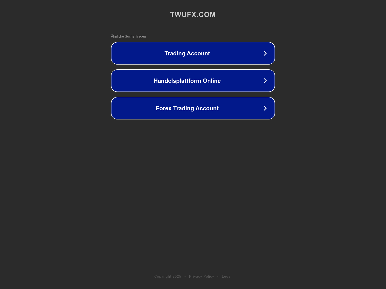 Screenshot of twufx.com