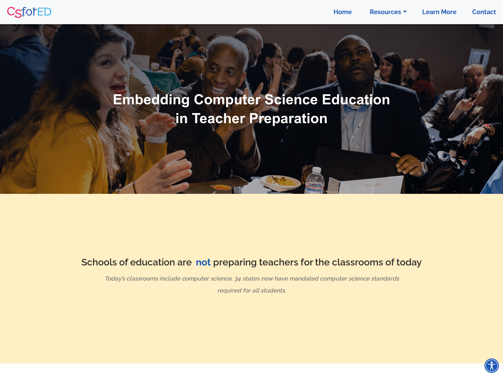 Знімок екрана computingteacher.org