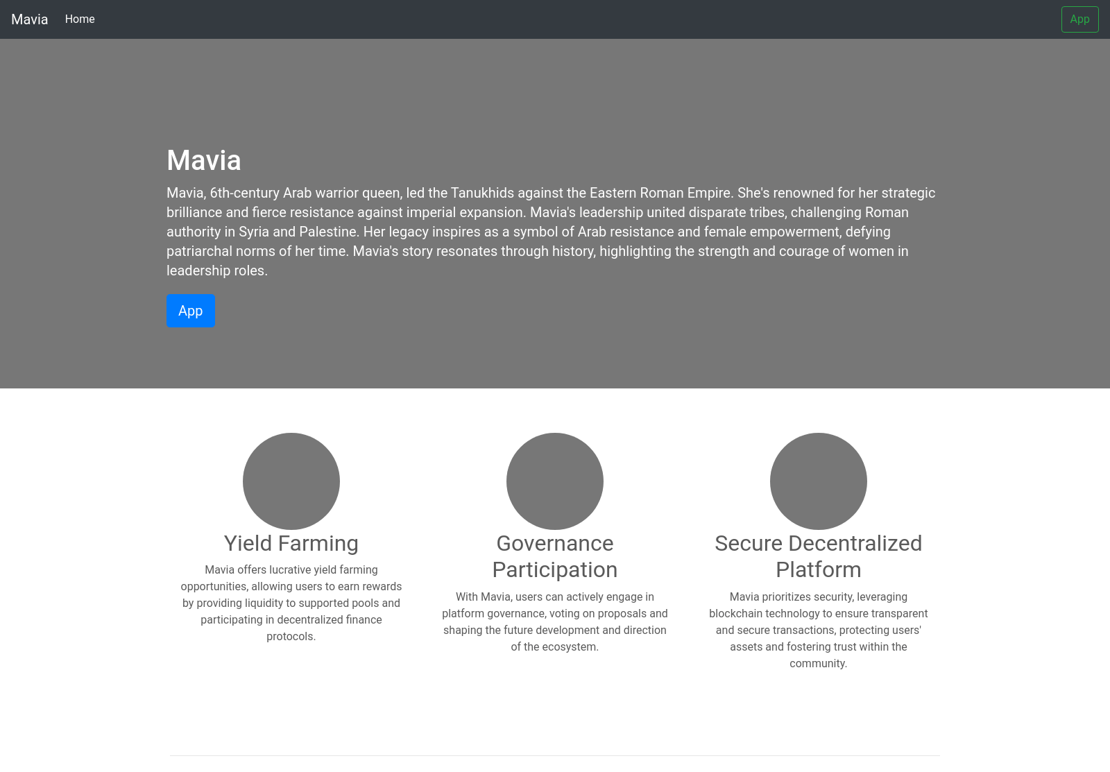 Screenshot of play-mavia.com