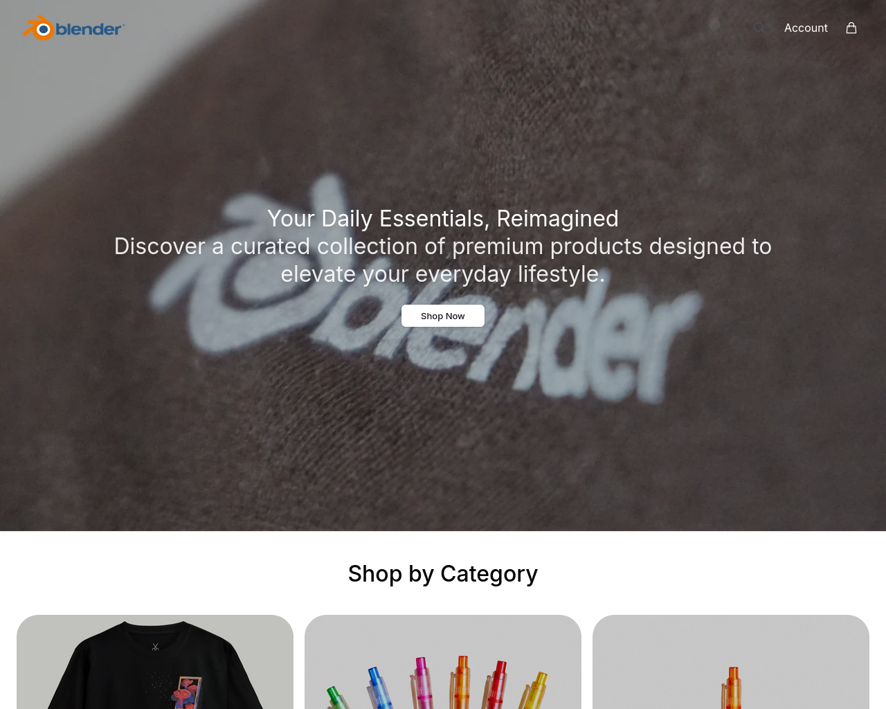 Снимок экрана blendershop.shop