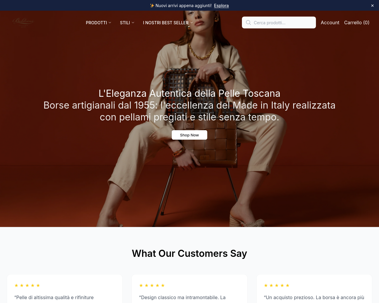 Screenshot of boldriniselleriastudio.shop