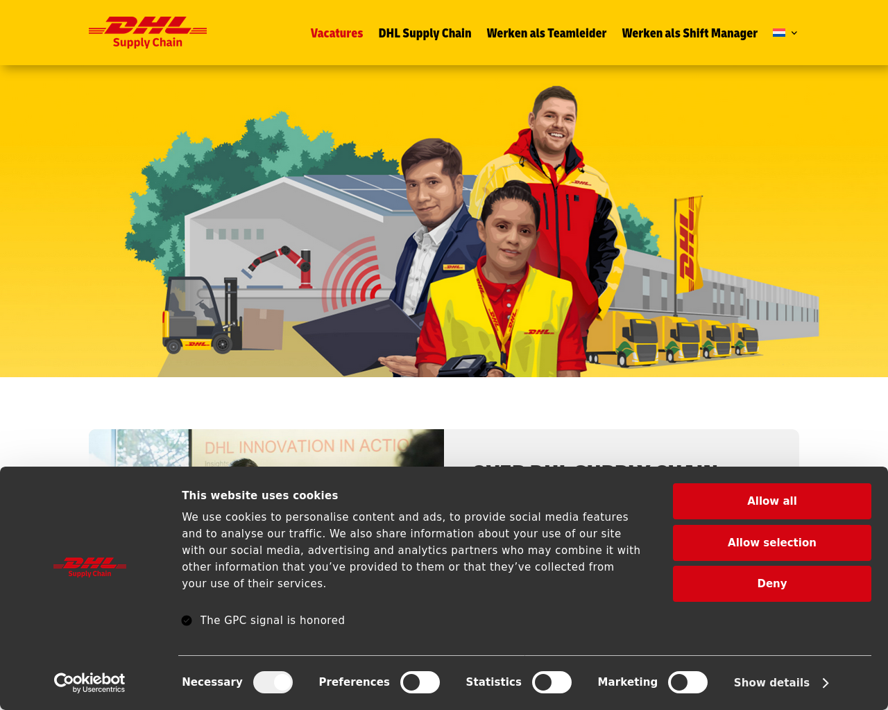 Screenshot of kombijdhl.nl
