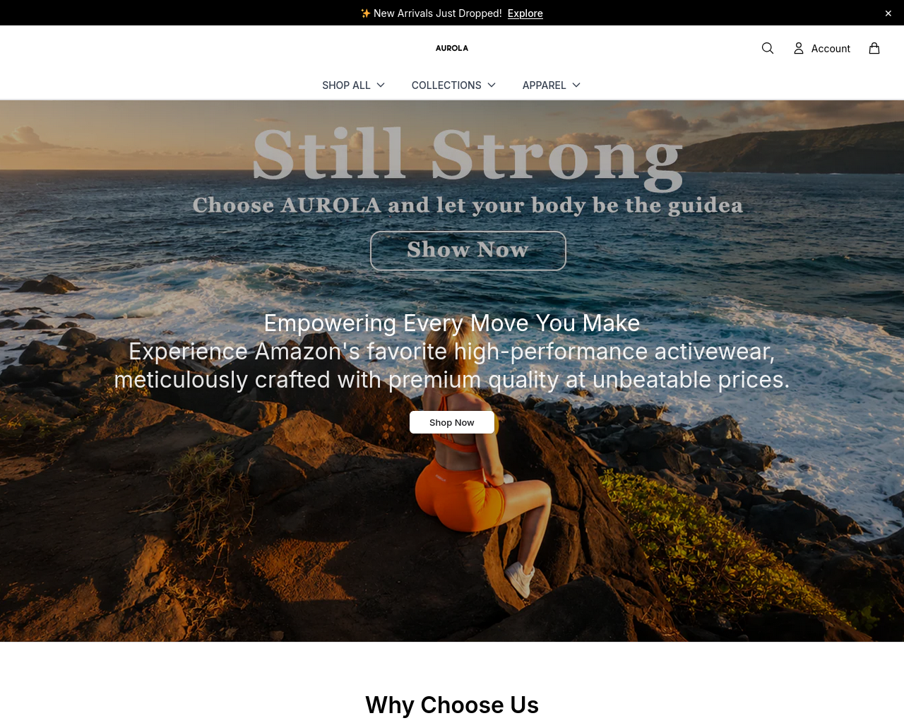 Screenshot von auroladirect.shop