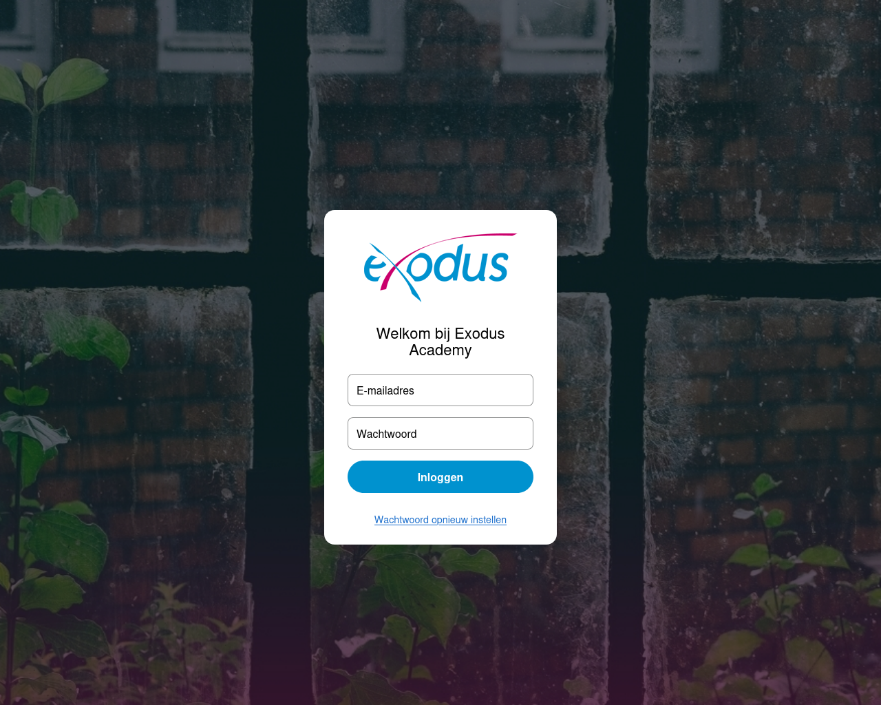 Screenshot of exodusacademy.nl