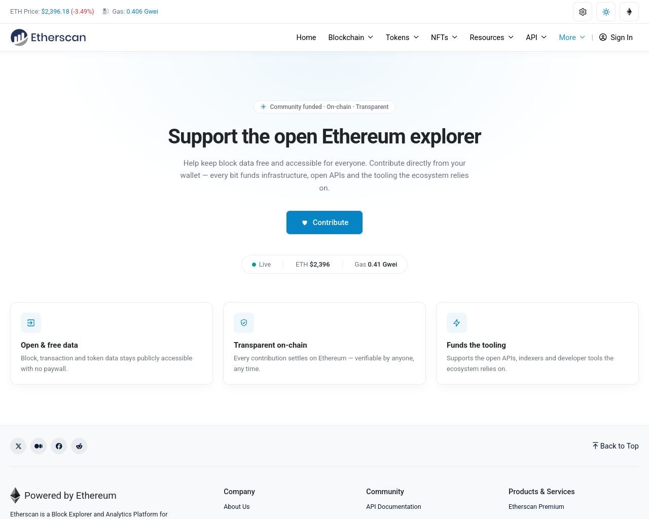 Screenshot of ethersscan.net