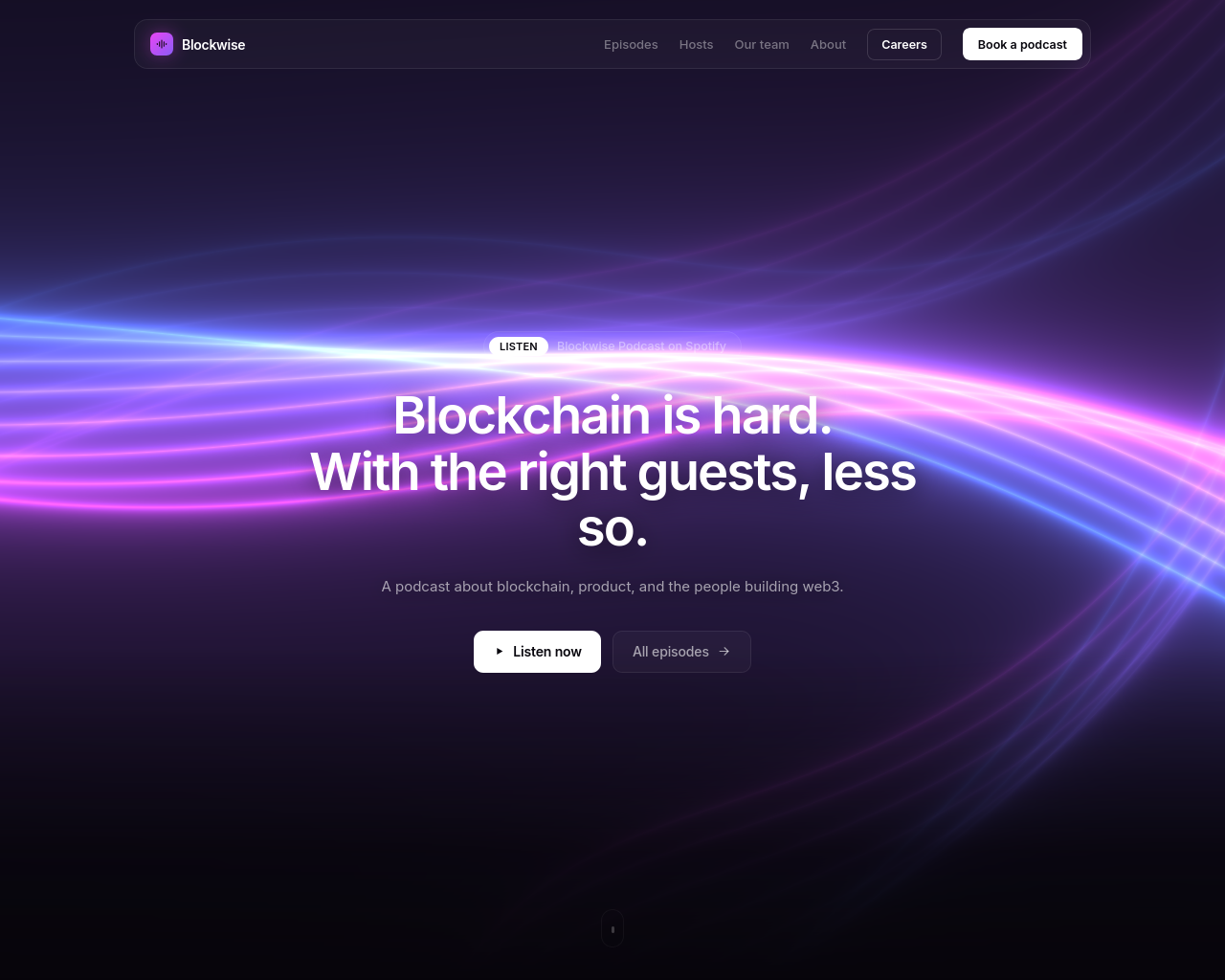 Capture d’écran de blockwisepod.com
