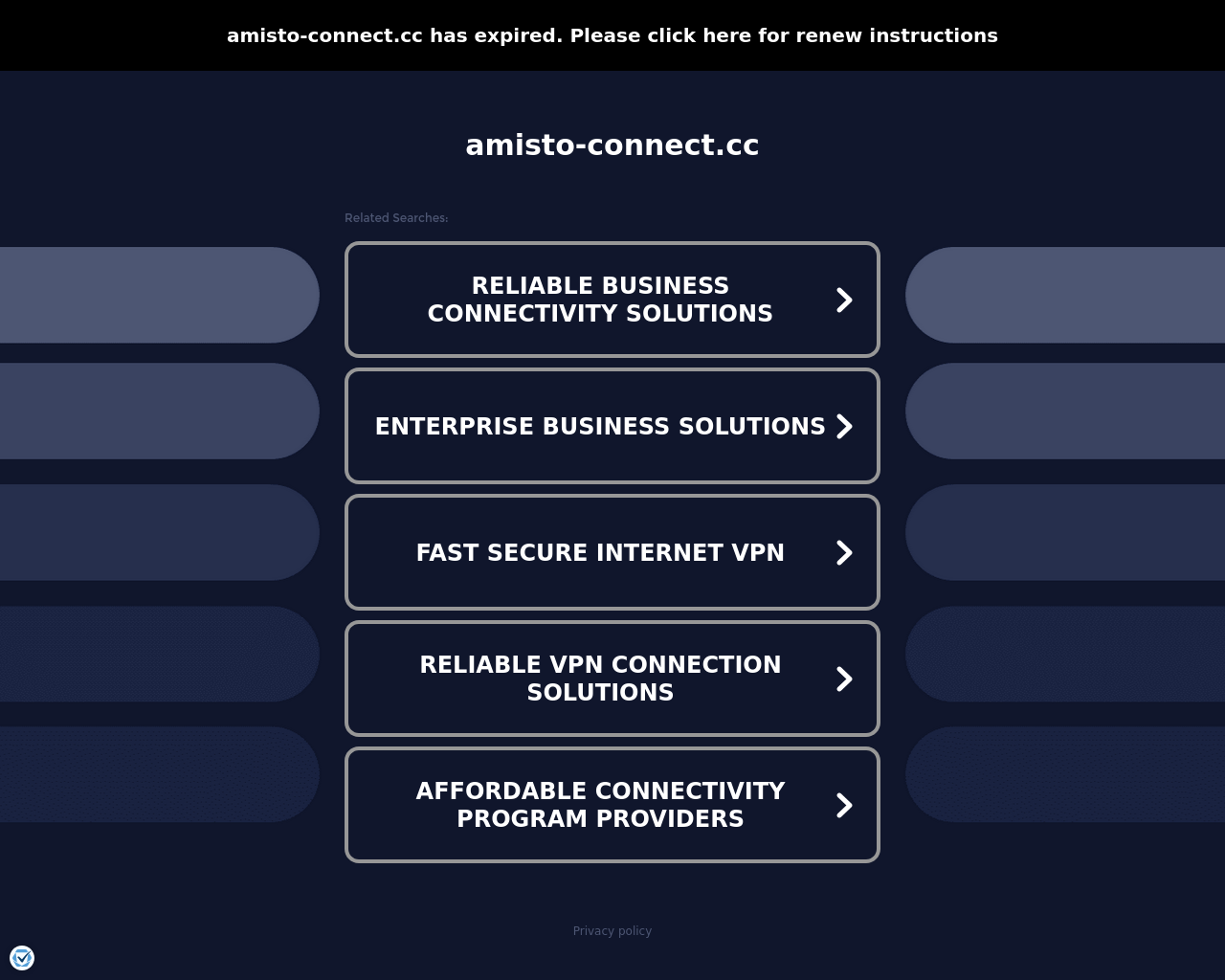 Screenshot of amisto-connect.cc