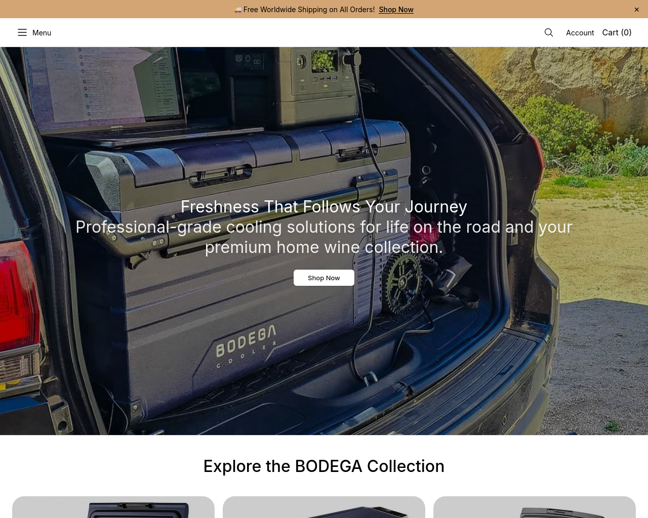 Screenshot of bodegacoolershop.shop