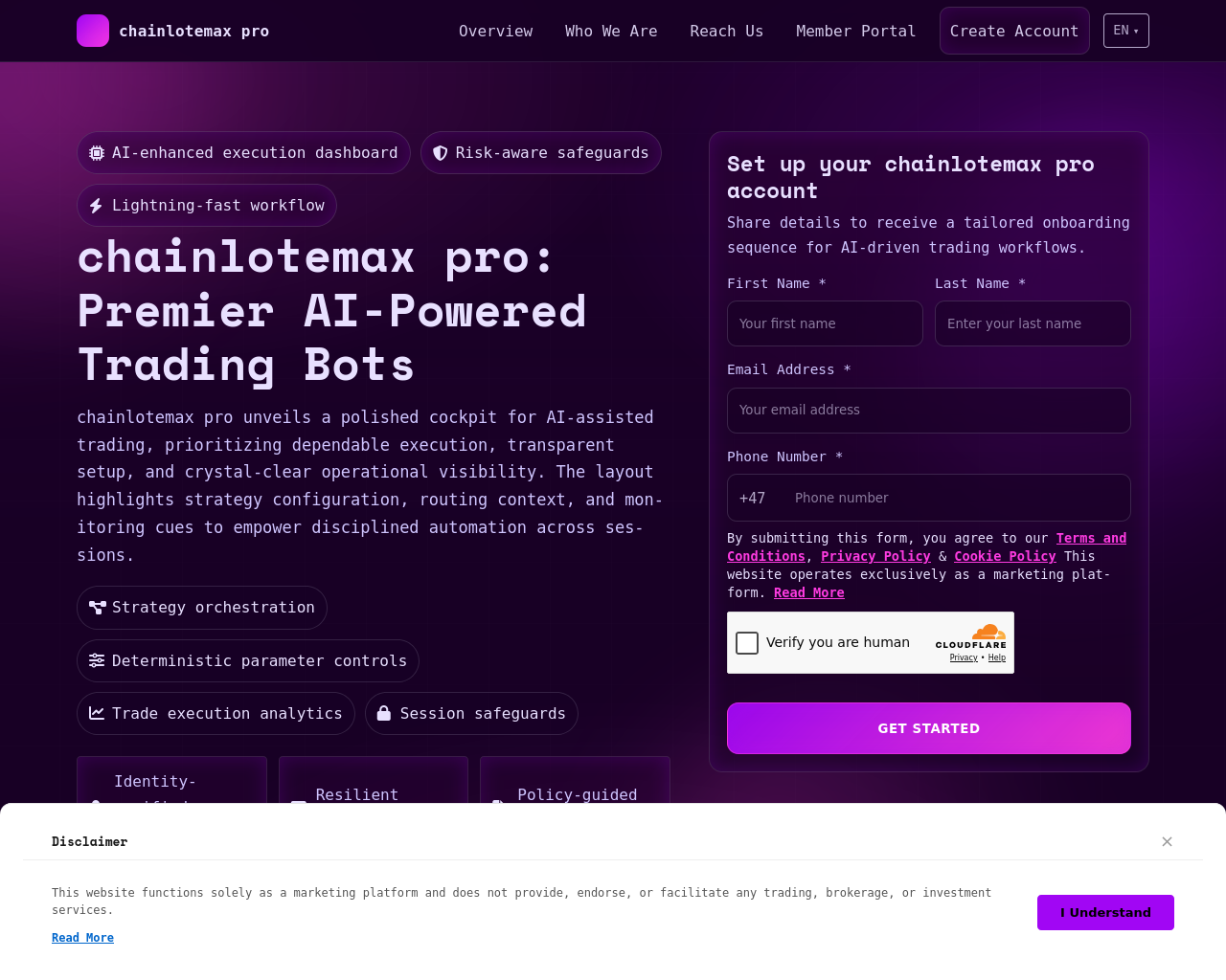 Screenshot von chainlotemaxpro.pro