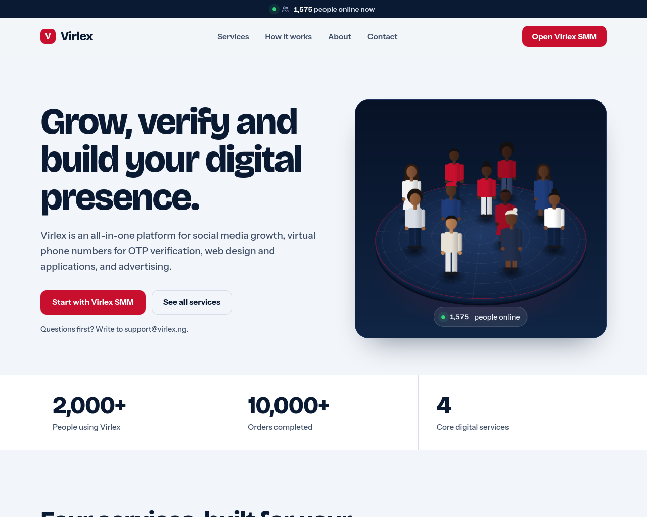 Screenshot of virlex.ng