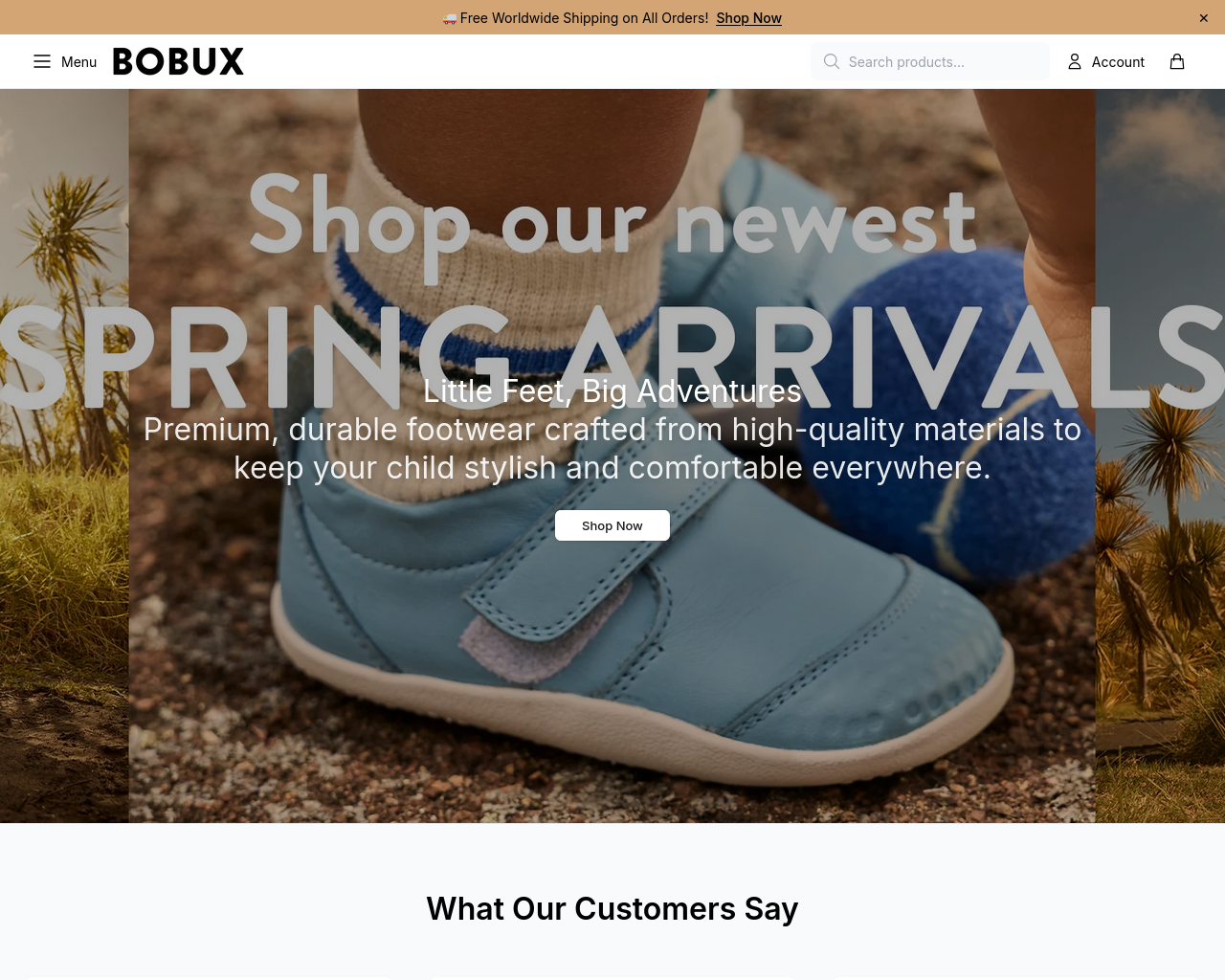 Screenshot of bobuxonline.shop