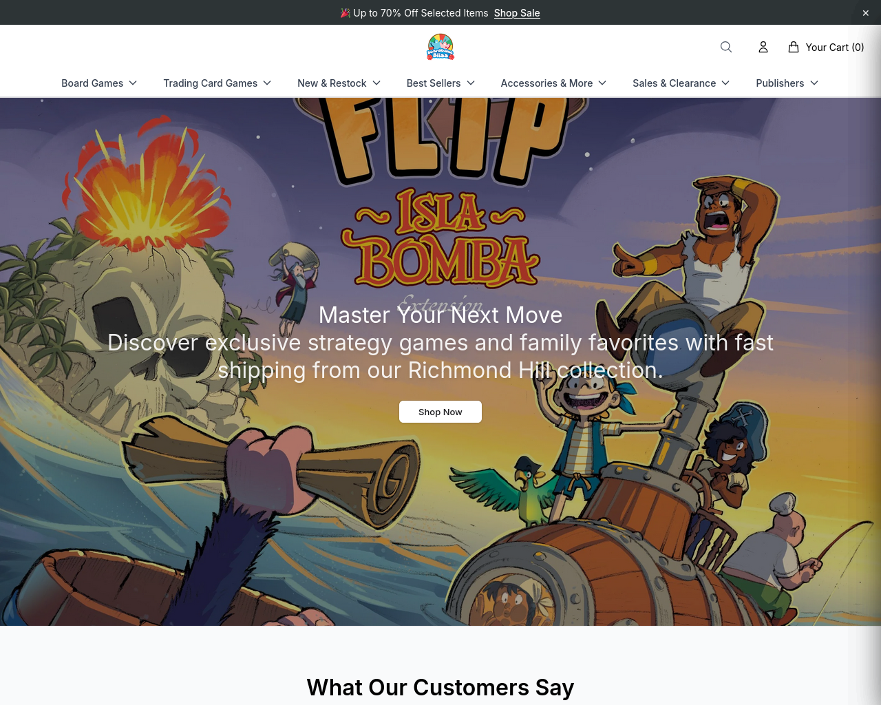 Screenshot of boardgameblisshq.shop